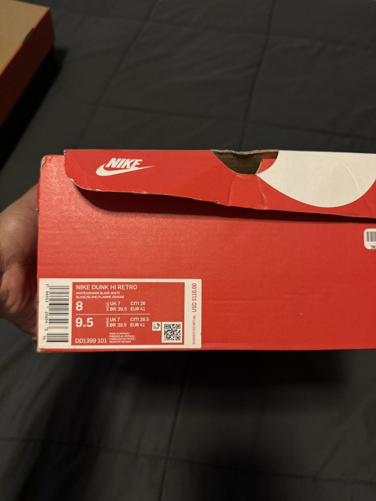 Nike Nike Dunk High “Syracuse” Size US 8 / EU 41 - 9 Thumbnail