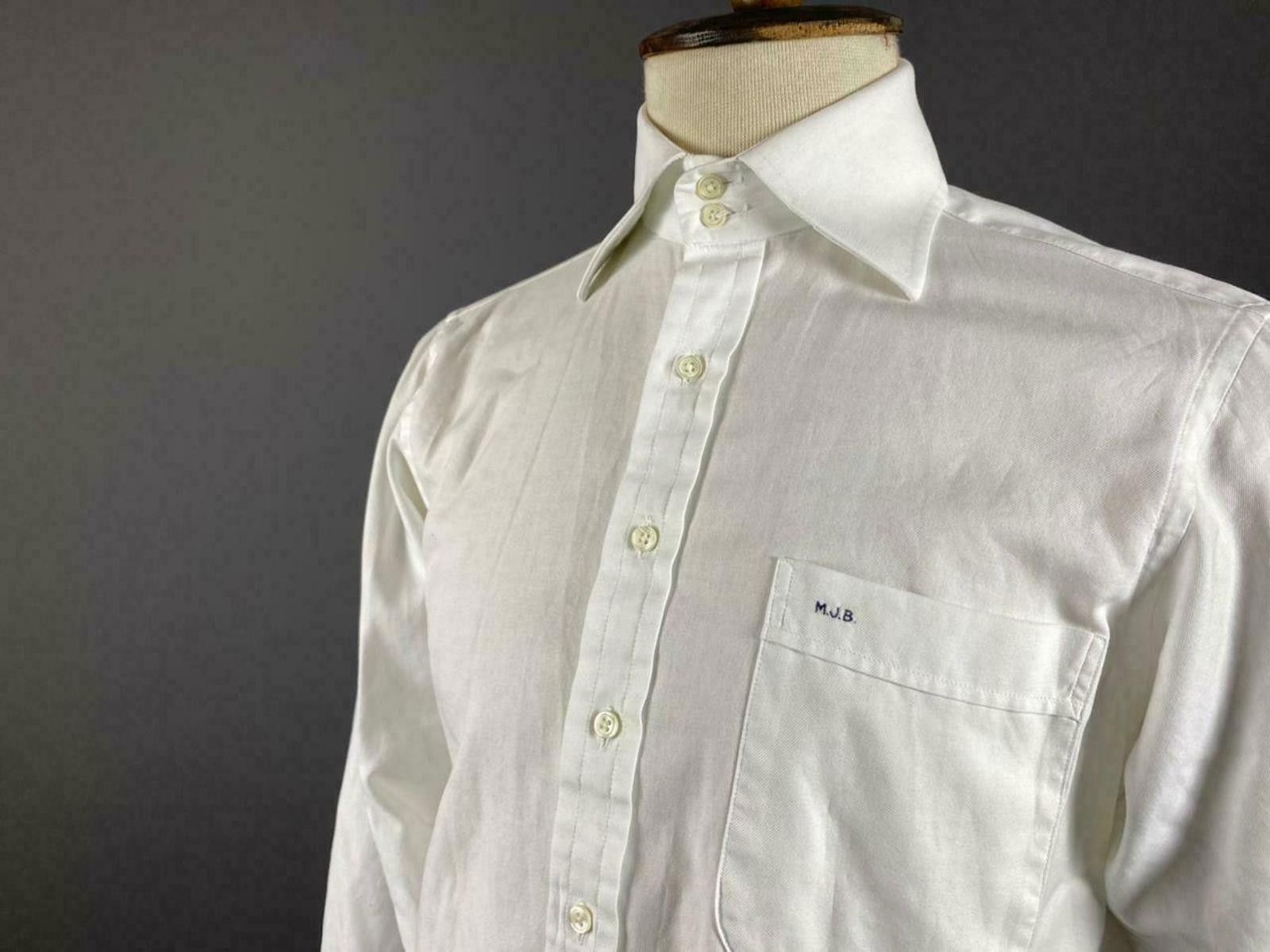 Hackett Hackett White Long Sleeve Button Up Cuff Dress Shirt Large Size US L / EU 52-54 / 3 - 3 Thumbnail