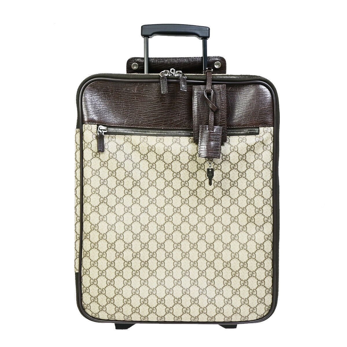 Gucci Gg Canvas Beige Canvas Travel Bag (Pre-Owned) Size ONE SIZE - 1 Thumbnail