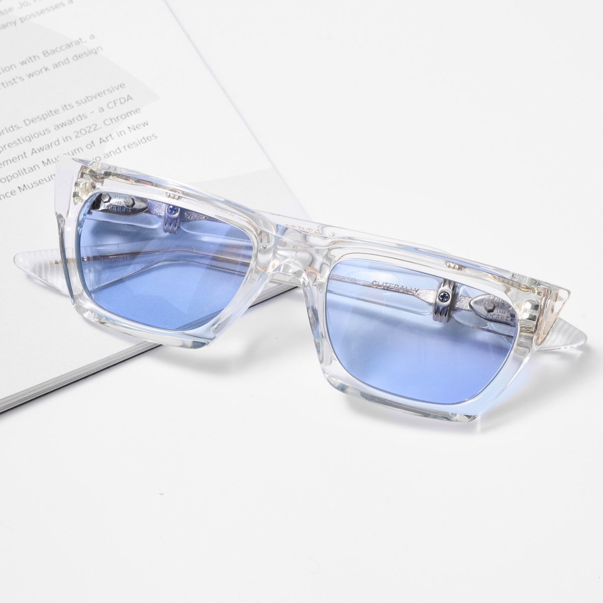 Chrome Hearts CHROME HEARTS CLITERALLY CRYSTAL SUNGLASSES Size ONE SIZE - 6 Thumbnail