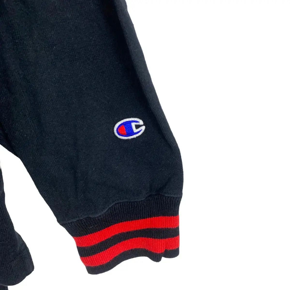 Champion Vintage CHAMPION USA Script Big Brand Print Black Sweatshirt Size US L / EU 52-54 / 3 - 6 Thumbnail