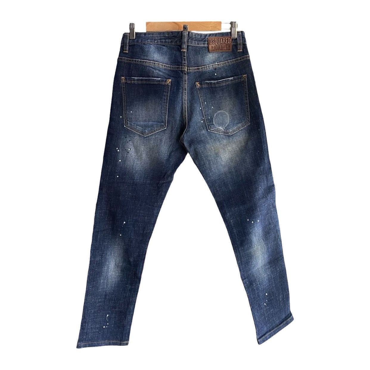 Dsquared2 Dsquared2 Paint Splatter Distressed Denim Babes Jeans Blue Size US 30 / EU 46 - 2 Thumbnail