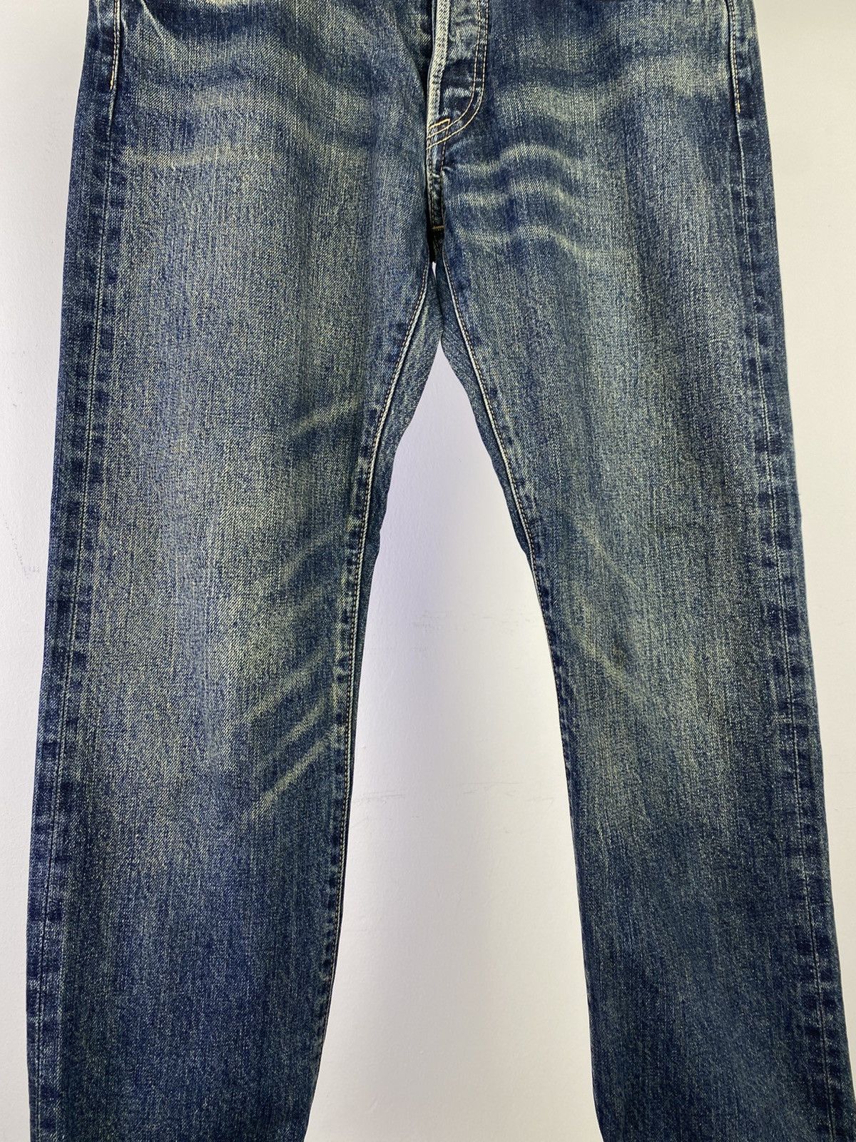 GOA Goa 00s Y2K Selvedge Mudwash Denim Japan Size US 32 / EU 48 - 11 Thumbnail