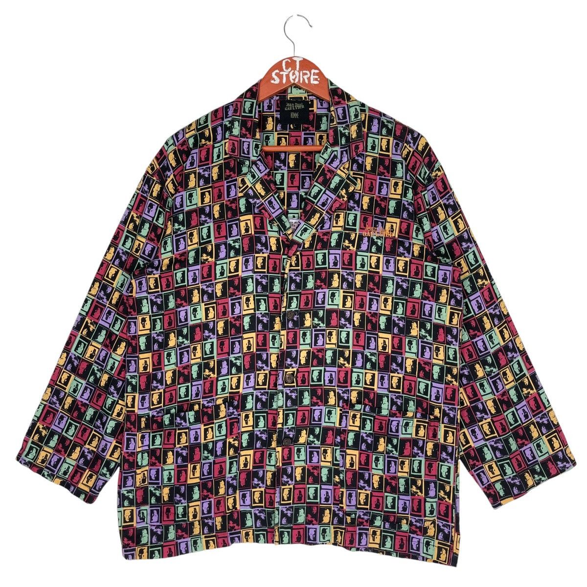 トップス vintage JEAN PAUL GAULTIER objet homme Jean Paul Gaultier Gaultier objet homme button up long sleeve