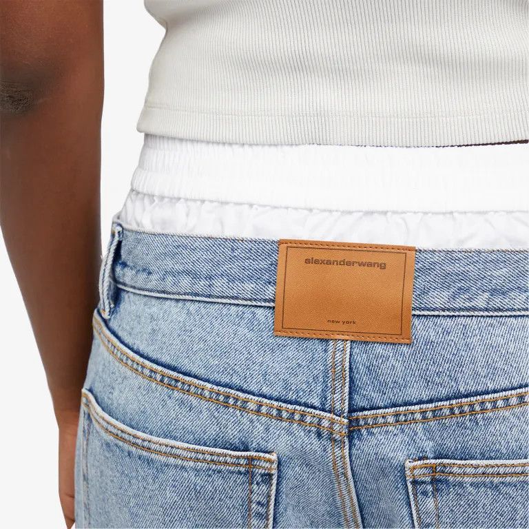 Alexander Wang o1s22i1n0225 Denim Short in Light Blue Size 25" / US 0 / IT 36 - 5 Thumbnail