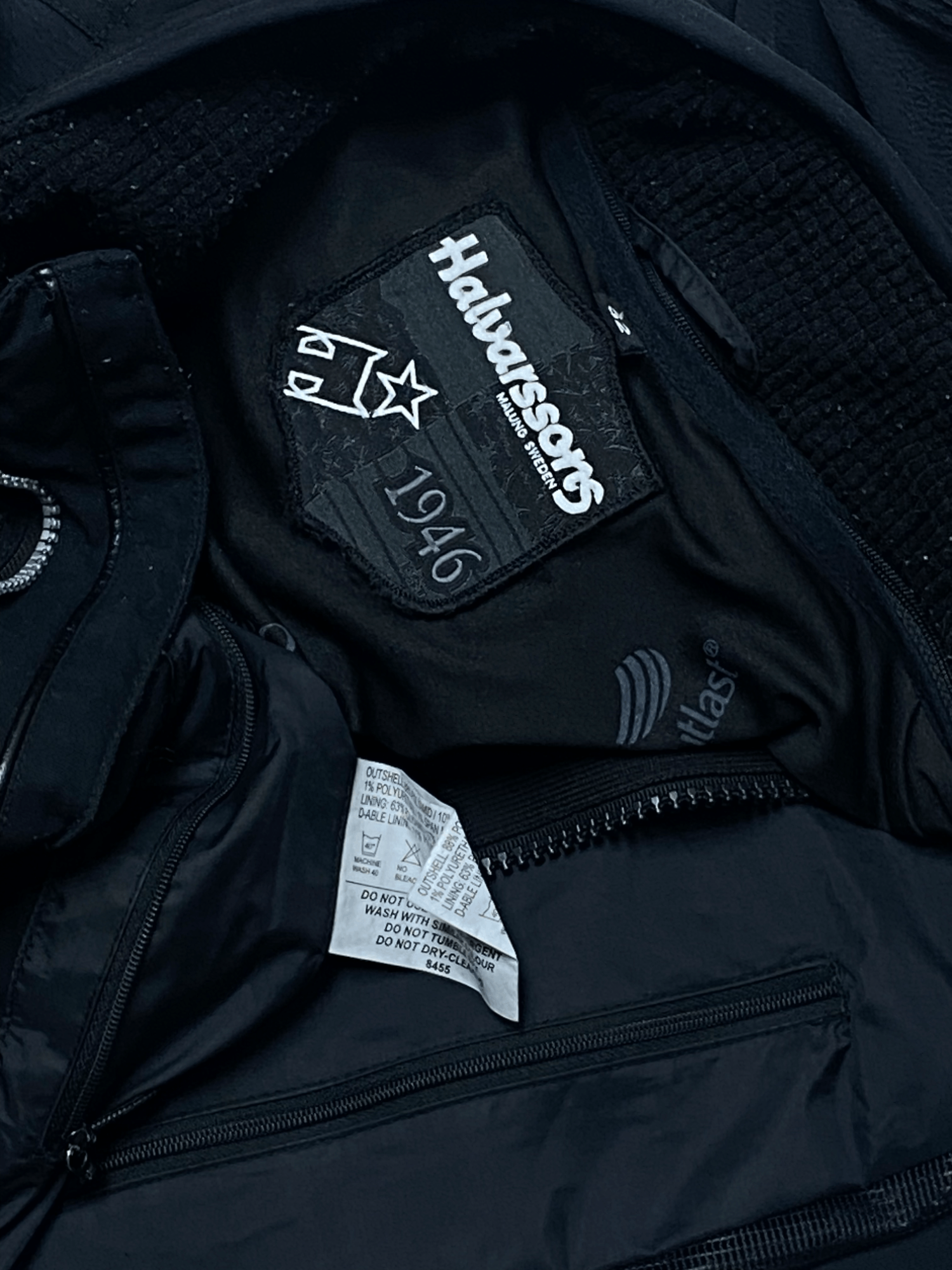 Vintage Vintage HALVARSSONS Black Moto Gear Equip Jacket Size US XL / EU 56 / 4 - 11 Thumbnail