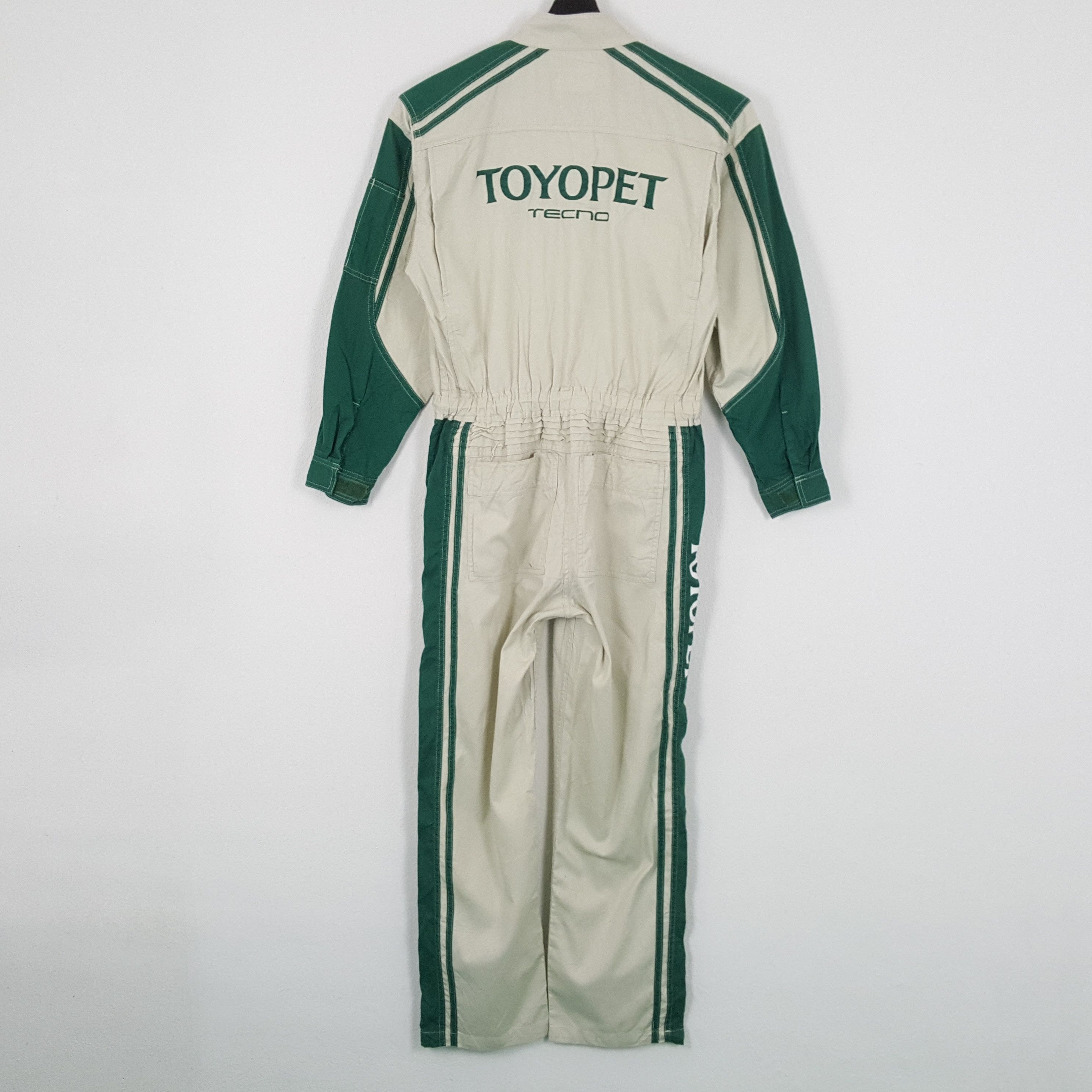 Japanese Brand × Vintage Toyota TOYOPET TECNO Japanese Motorsports Coverall Jacket Size US S / EU 44-46 / 1 - 1 Thumbnail