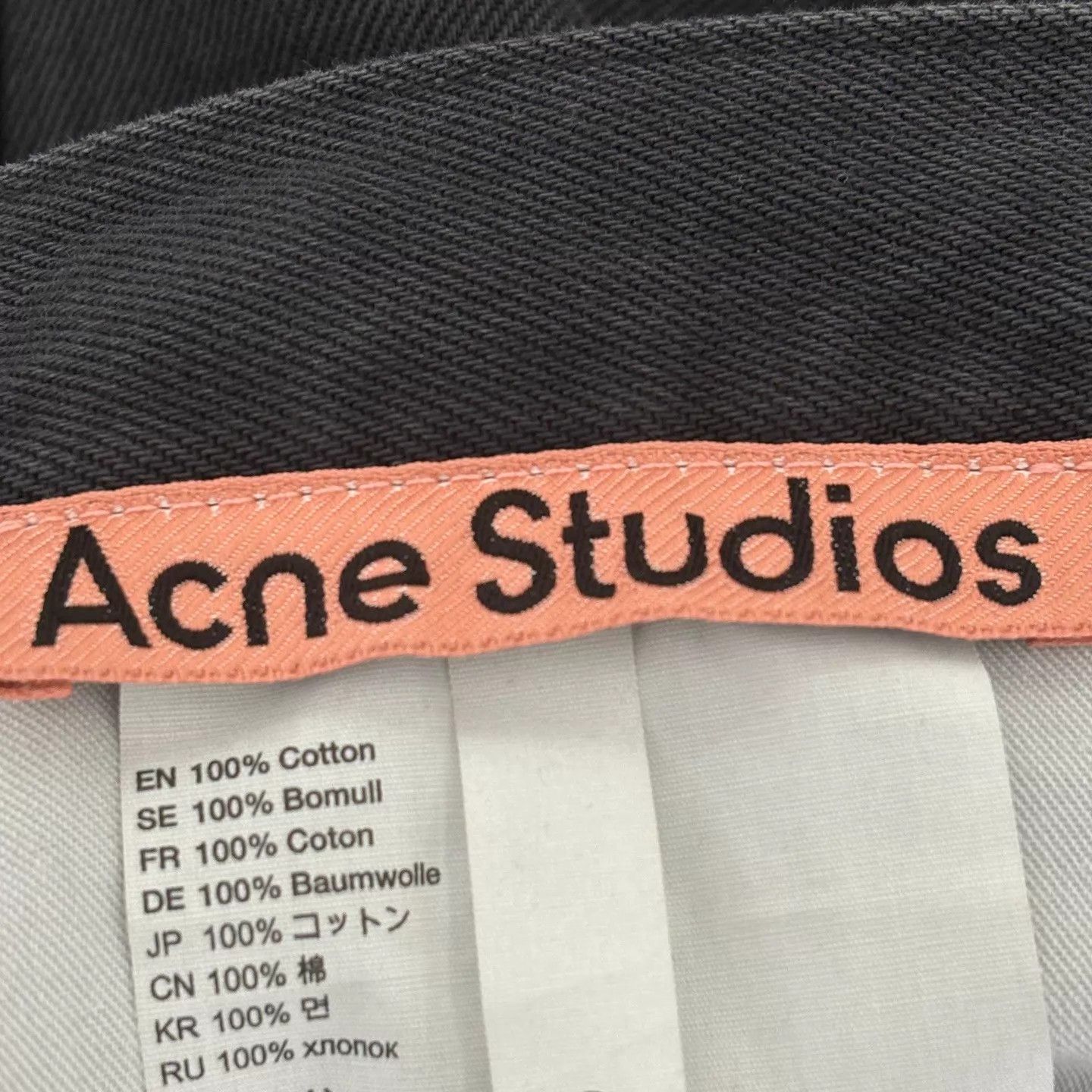 Acne Studios Acne Studios FW23 1992 Cleanfit Flare Jeans Dark Gray 28 Size US 28 / EU 44 - 3 Thumbnail