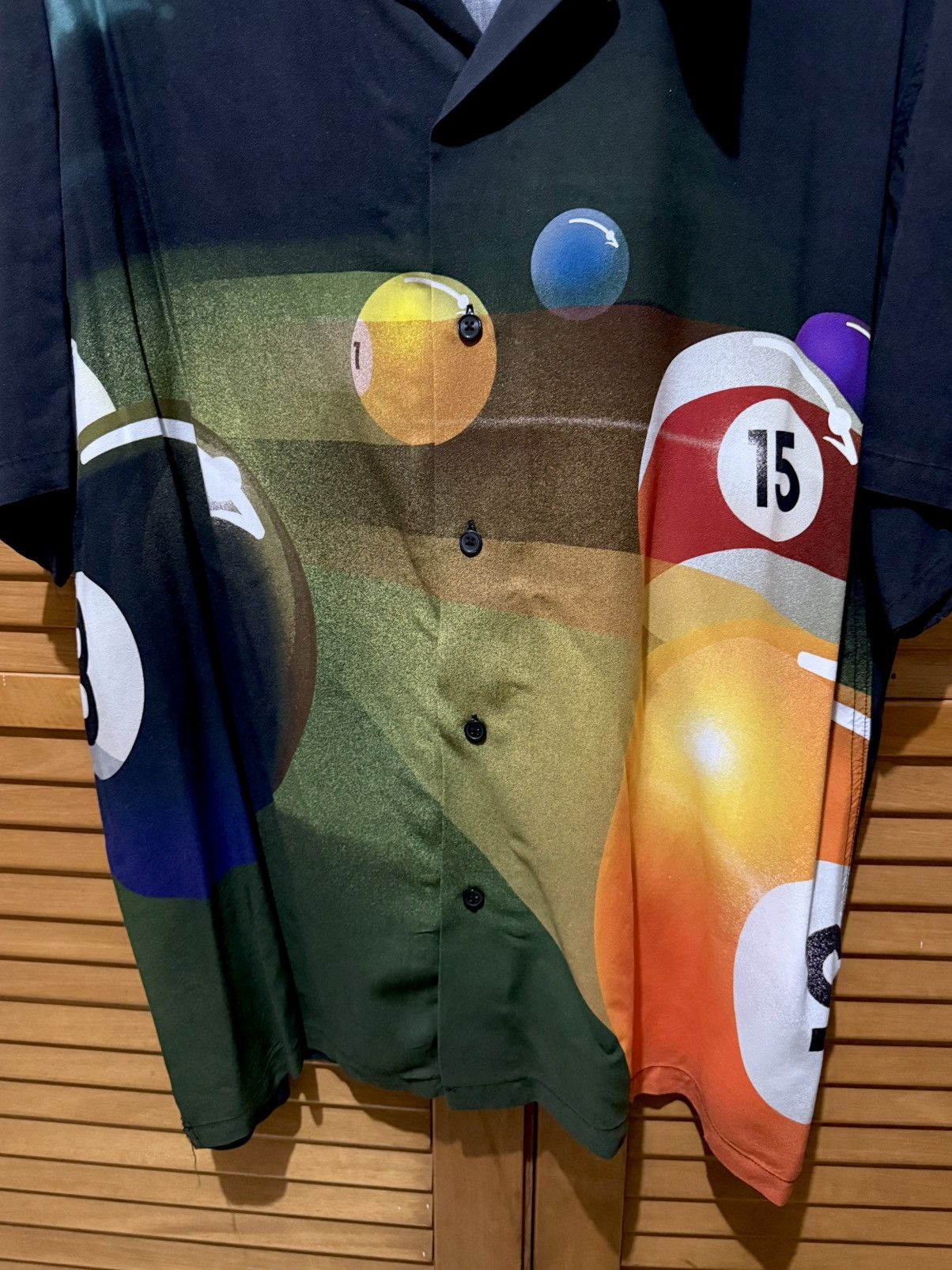 Stussy Stussy Pool Hall Shirt Black Size US XXL / EU 58 / 5 - 2 Thumbnail