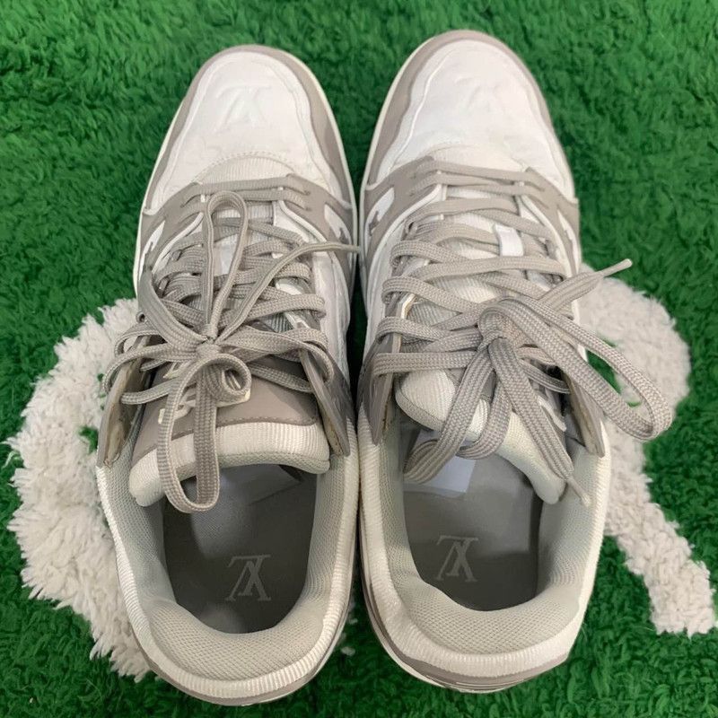 Louis Vuitton Louis Vuitton Trainer Classic Print Fashion Sneakers -2508 Size US 11.5 / IT 41.5 - 6 Thumbnail