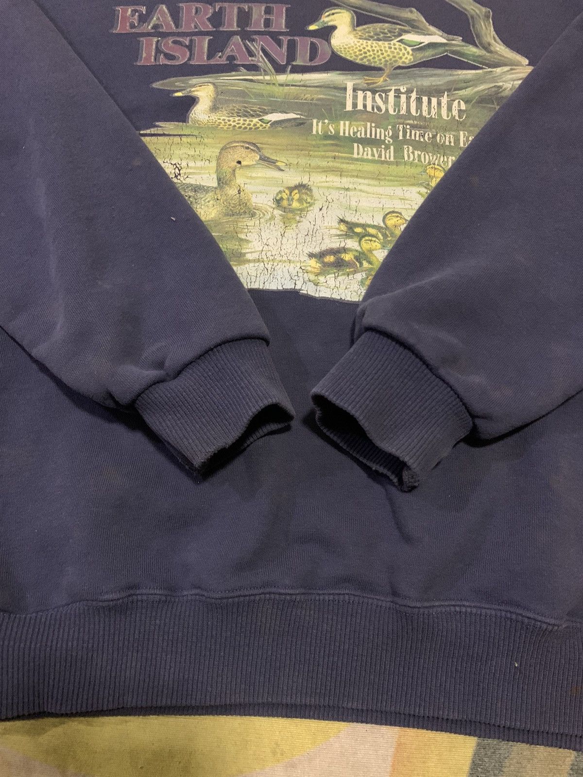 Japanese Brand Vtg Island Institute it's Healing Time on Earth David Brower Size US M / EU 48-50 / 2 - 11 Thumbnail