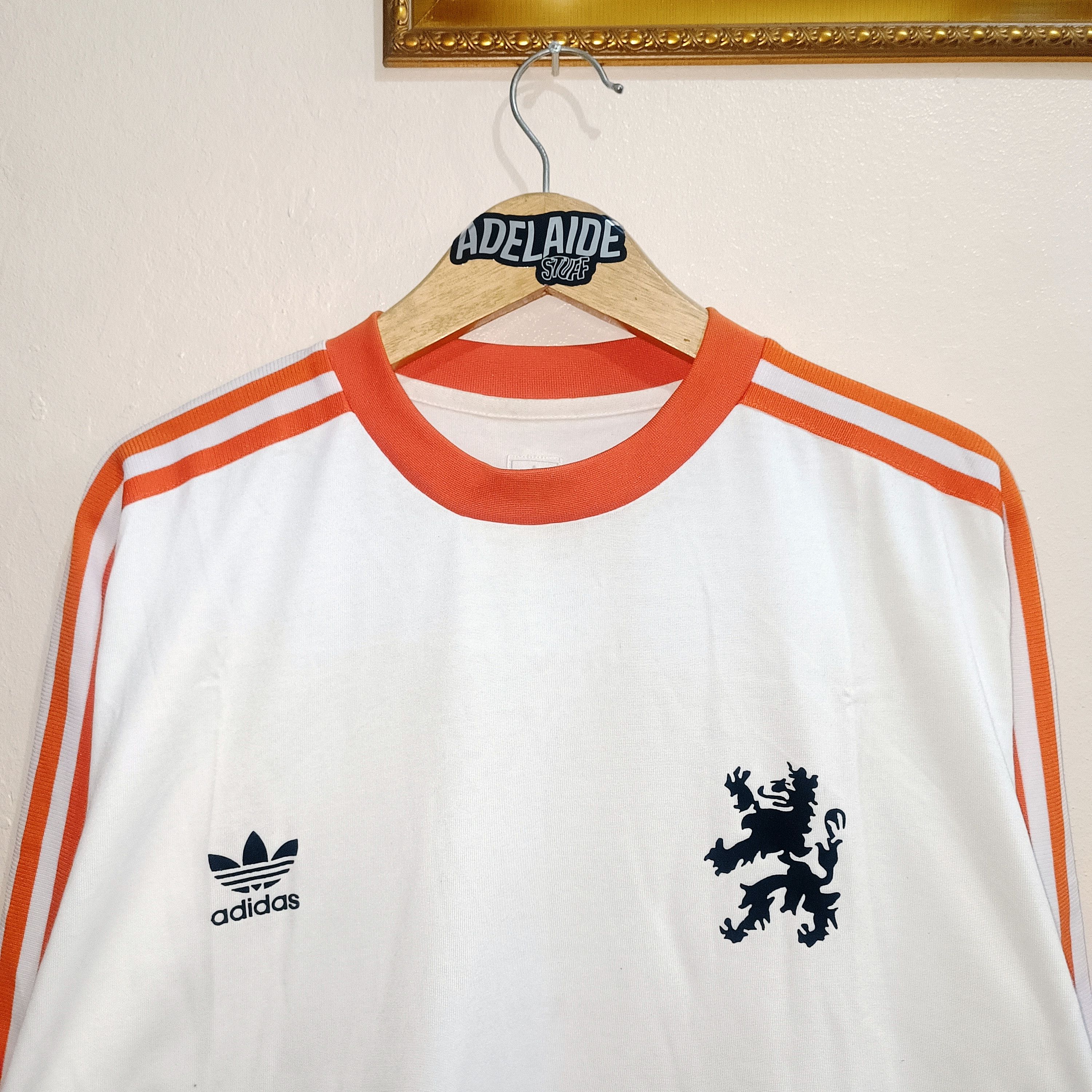 Adidas Longsleeve Netherlands World Cup 1978 Repro by Adidas Size US XL / EU 56 / 4 - 3 Thumbnail