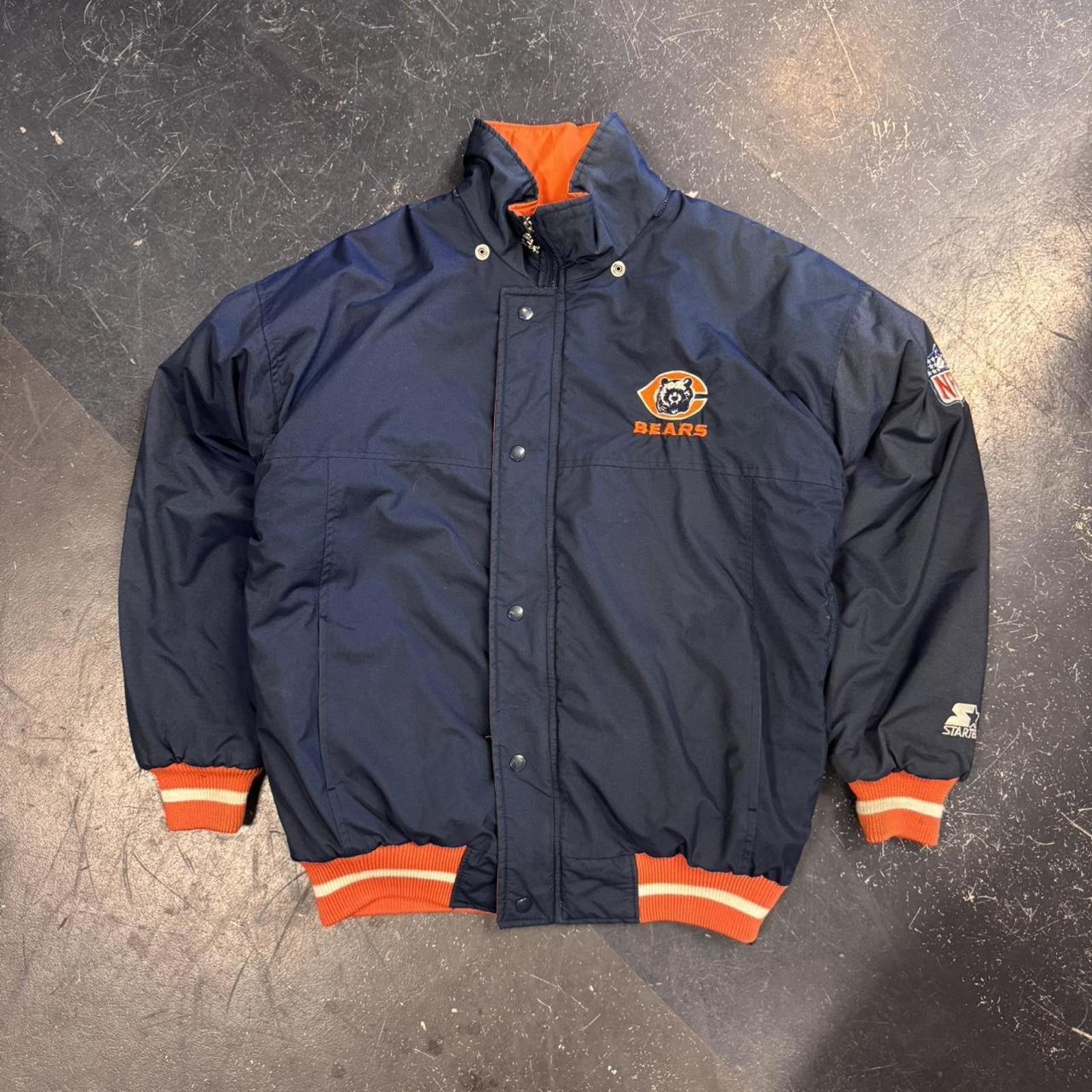 NFL × Starter × Vintage Vintage 90s Chicago Bears NFL Starter Jacket Size US S / EU 44-46 / 1 - 4 Thumbnail