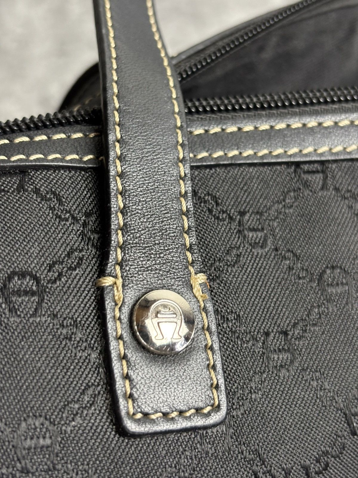 Aigner × Etienne Aigner Aigner black monogram y2k bag Size ONE SIZE - 10 Thumbnail