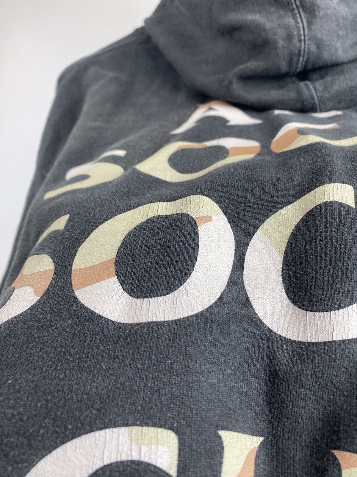 Anti Social Social Club Assc Anti Social Club Black sun faded hoodie camo logo Size US M / EU 48-50 / 2 - 18 Thumbnail