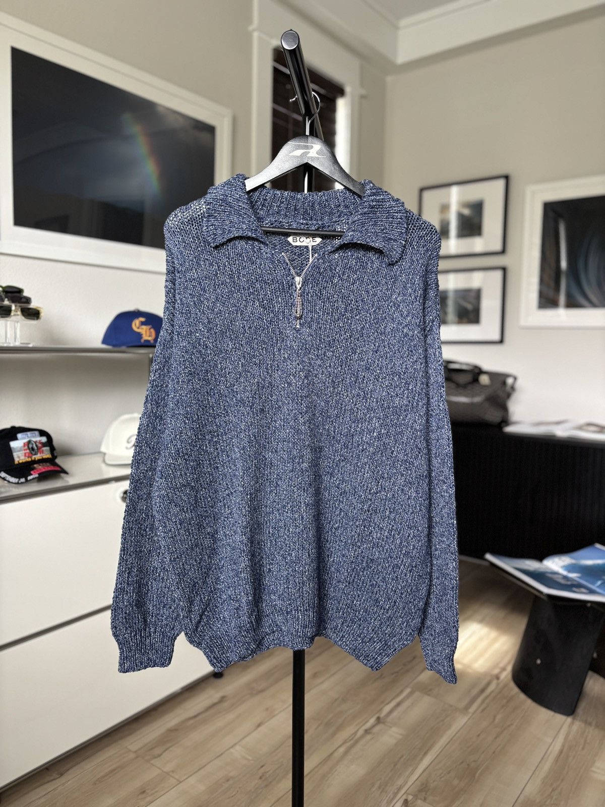 Bode BODE | MELANGE POLO KNITWEAR SWEATER ZIP Size US XXL / EU 58 / 5 - 1 Thumbnail