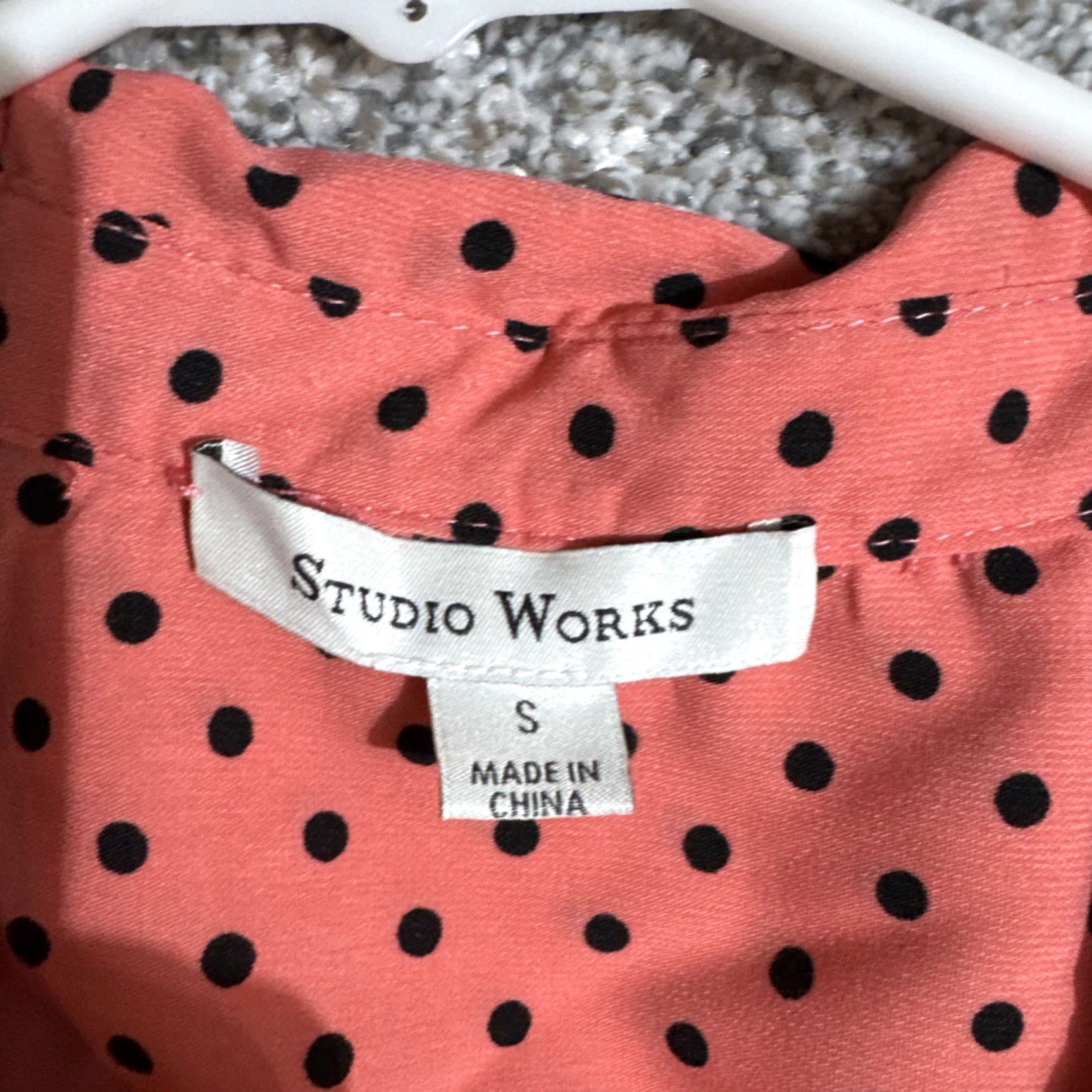 Vintage VINTAGE Retro Y2K Button Up Shirt Women Sz Small Mod Rockabilly Office Polka Dot Pinup Shirt Size S / US 4 / IT 40 - 6 Thumbnail
