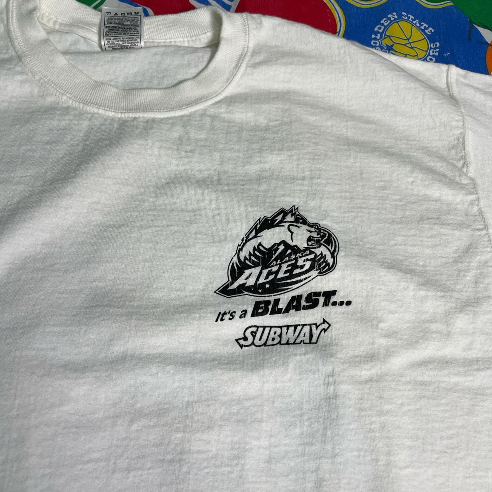 NHL × Vintage Vintage 2000s ECHL Alaska Aces NHL Minor League Hockey Tee Size US XL / EU 56 / 4 - 3 Thumbnail