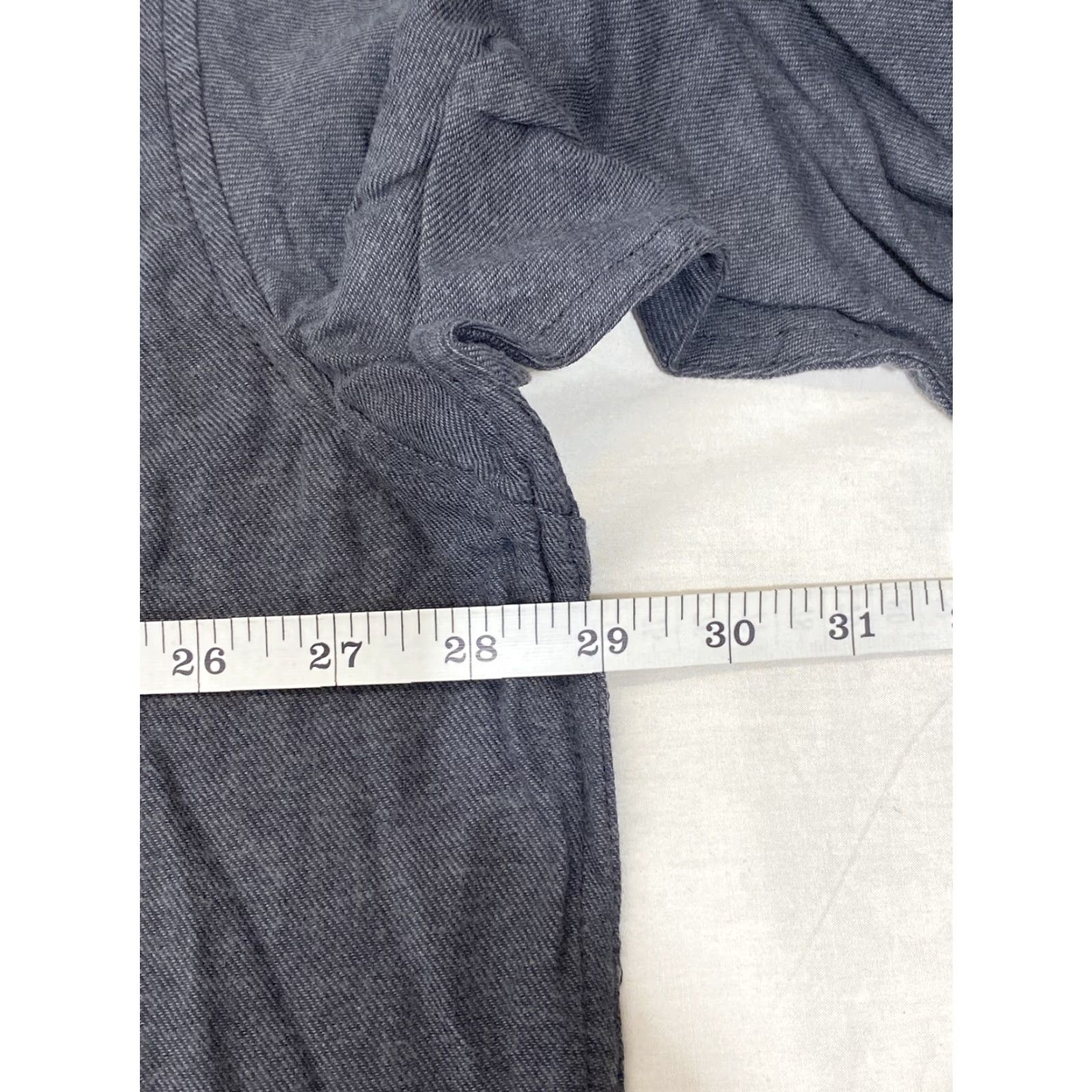 Vintage Eq Equilibrio Shirt Button Front Mens 3XL Gray Long Sleeve Solid Pocket Button-Up Collar Spread 100% Cotton NWT Regular Size US XXL / EU 58 / 5 - 6 Thumbnail