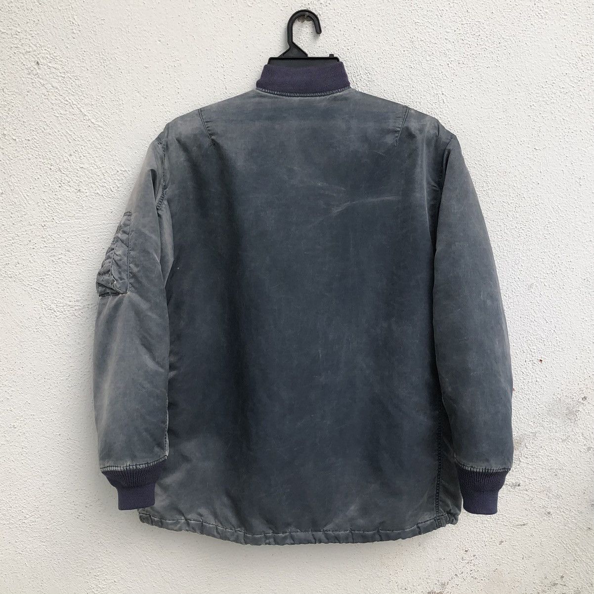 Vintage Vintage Air Force Sun Faded Intermedjate Ma-1 Parka Jacket Size US L / EU 52-54 / 3 - 16 Thumbnail