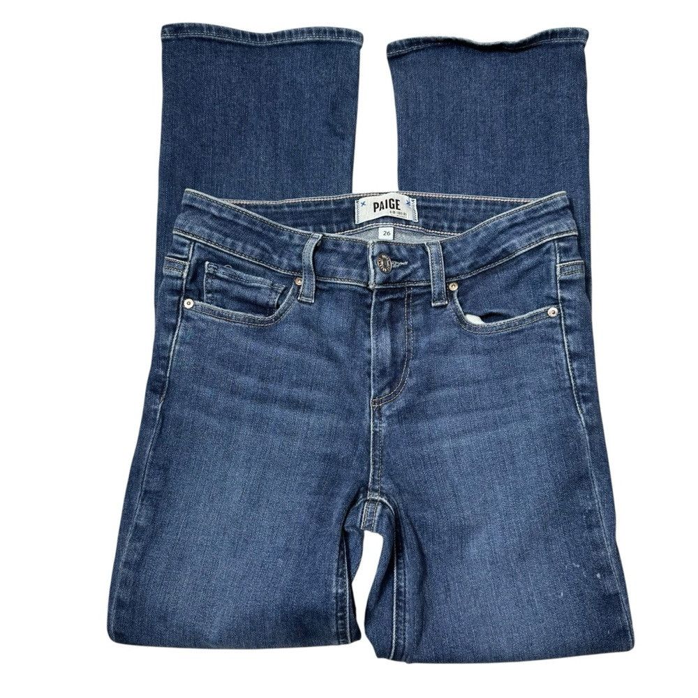 Paige PAIGE Shelby Low-Rise Crop Flared Jeans In Portrait Size 26 Size 26" / US 2 / IT 38 - 3 Thumbnail
