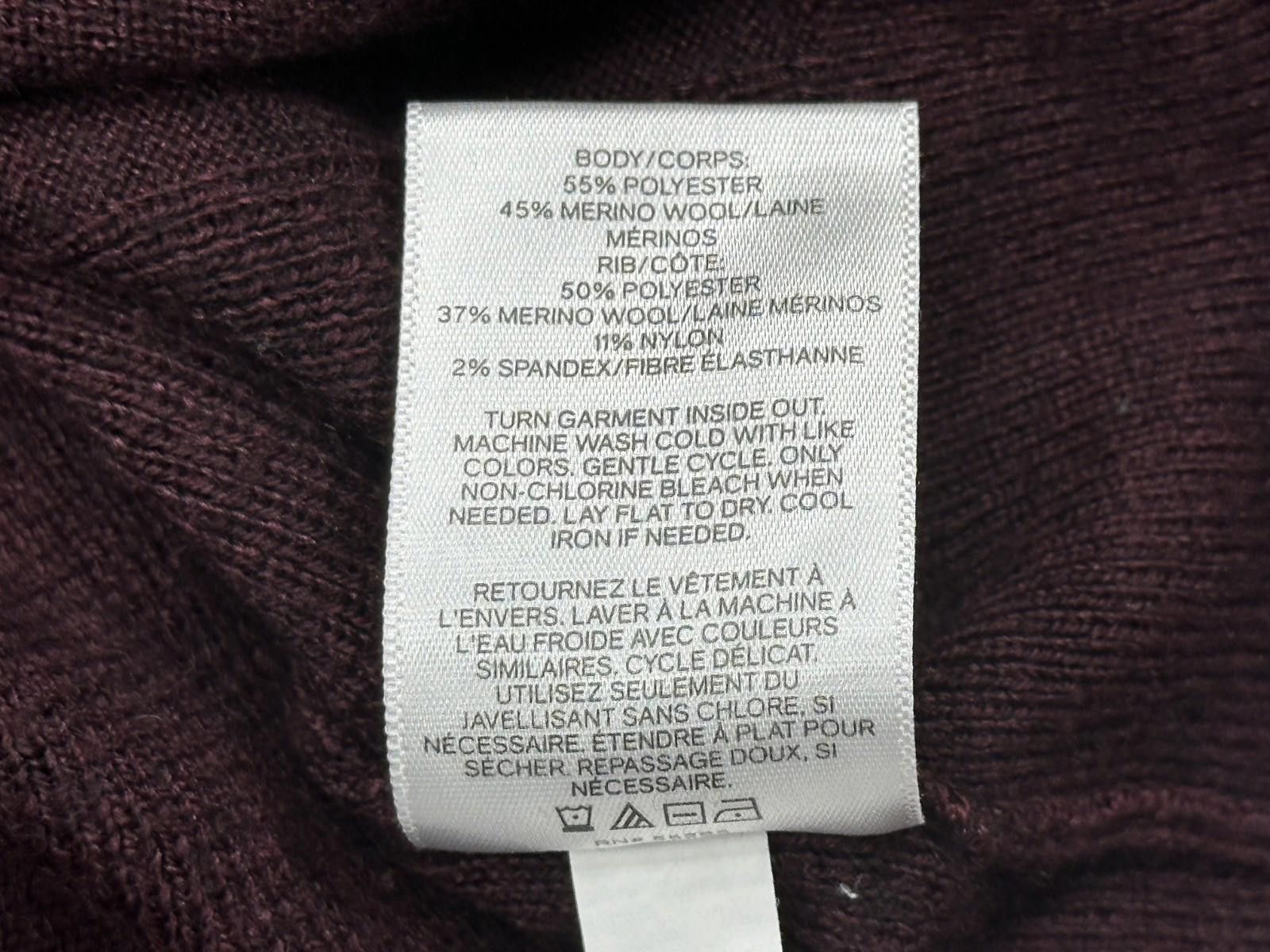 Express Express Merino Wool Blend Pullover V-Neck Sweater Mens Red M Size US M / EU 48-50 / 2 - 7 Thumbnail