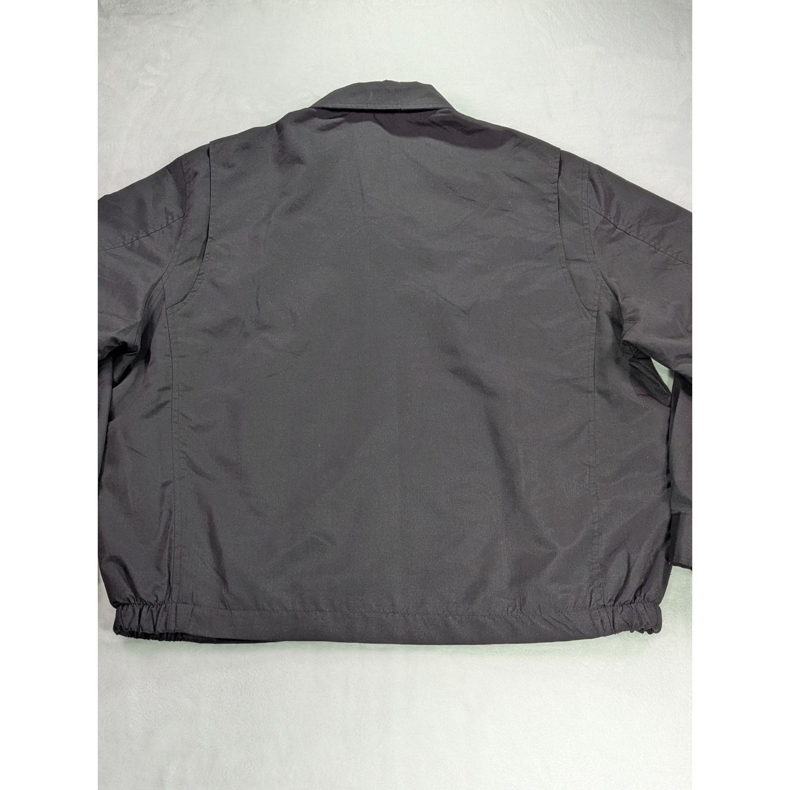 Greg Norman Sz Large Black Light Weight Golf Jacket Vintage EUC Size US L / EU 52-54 / 3 - 12 Thumbnail