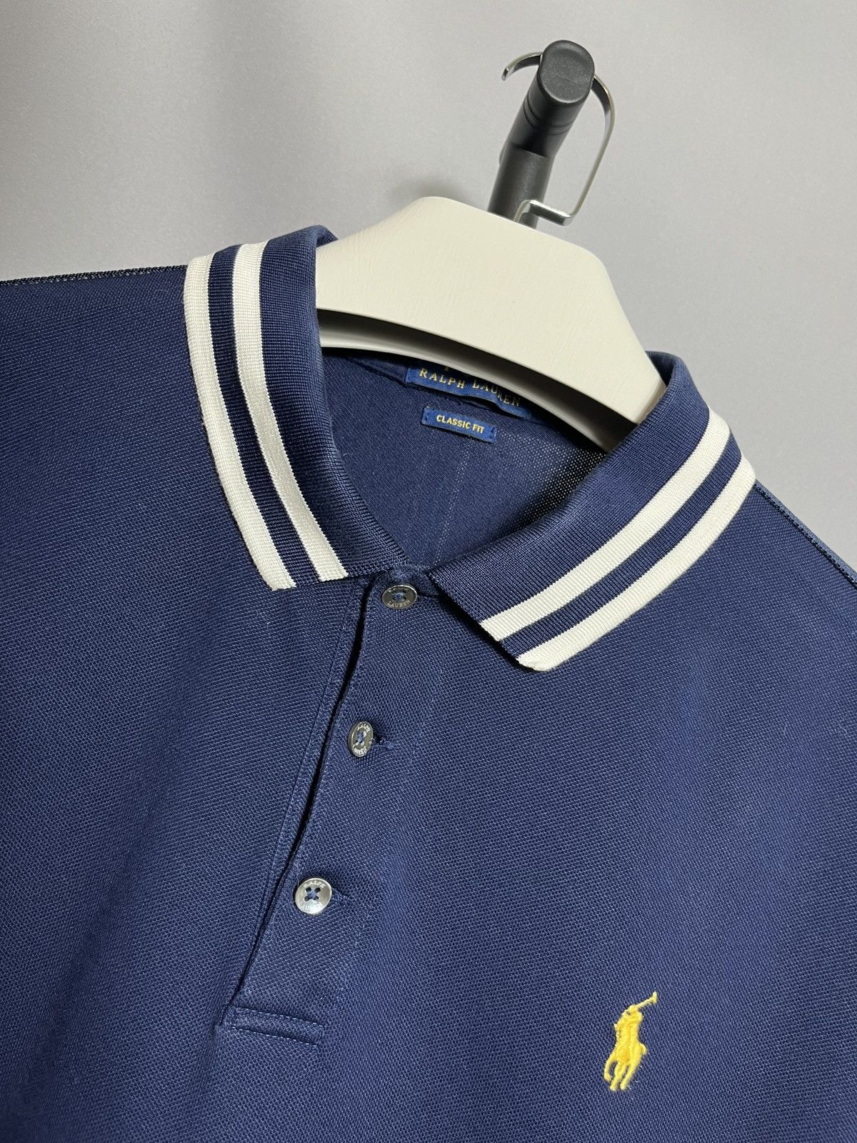 Polo Ralph Lauren × RRL Ralph Lauren Polo Ralph Lauren Classic Fit Men’s Blue cotton short sleeve Size US XL / EU 56 / 4 - 2 Thumbnail
