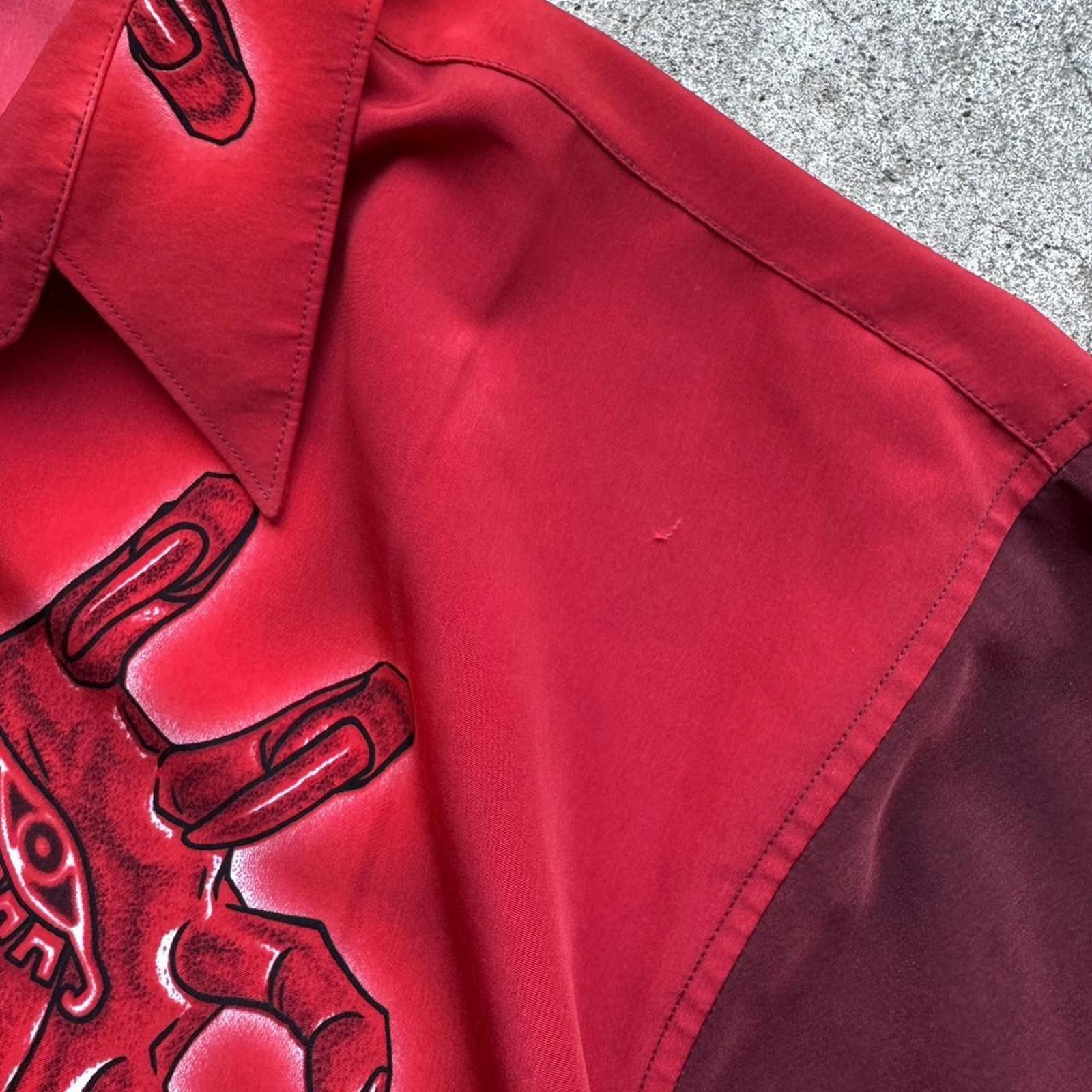 Other Rare 90s Kenshiro Rurouni Kenshin anime button up shirt Size US L / EU 52-54 / 3 - 3 Thumbnail