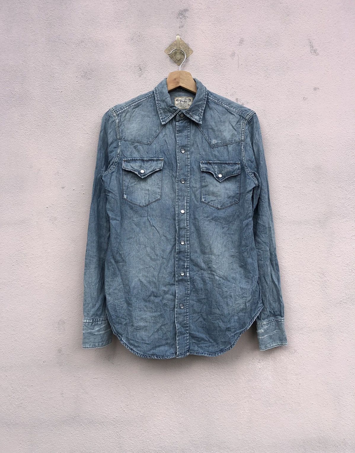 Polo Ralph Lauren Polo Ralph Lauren Western Jeans Shirt Size US S / EU 44-46 / 1 - 1 Thumbnail