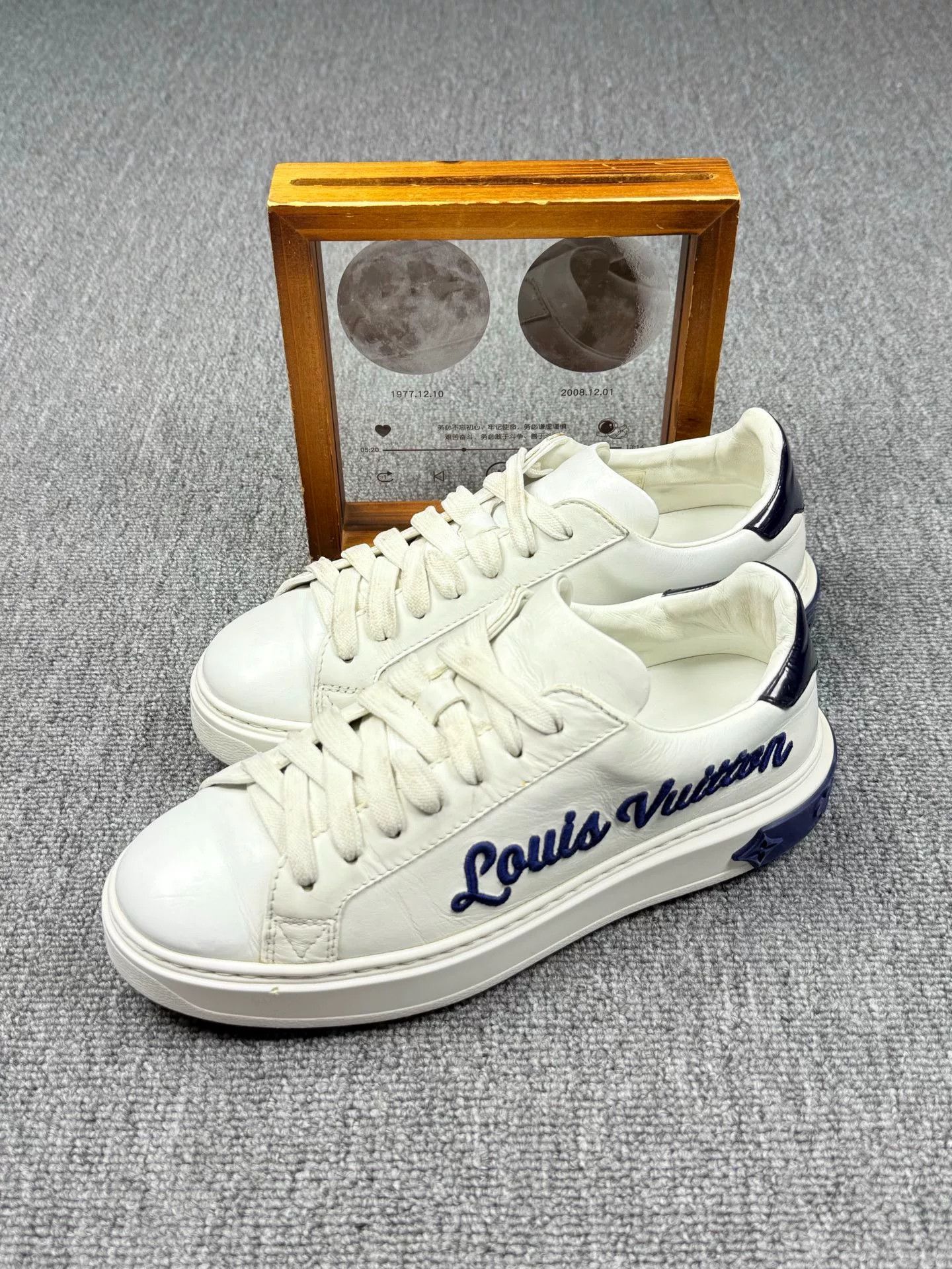 Louis Vuitton Louis Vuitton Blue Lowtop Sneakers it_36-5 Women Size US 6.5 / IT 36.5 - 1 Thumbnail