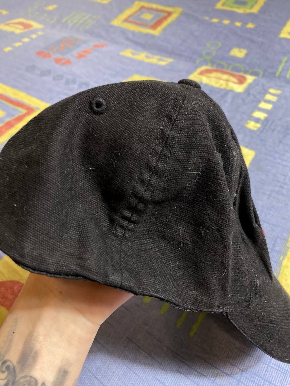 Nike Vintage Jordan Cap Streetwear Y2k Distressed Logo Size ONE SIZE - 7 Thumbnail