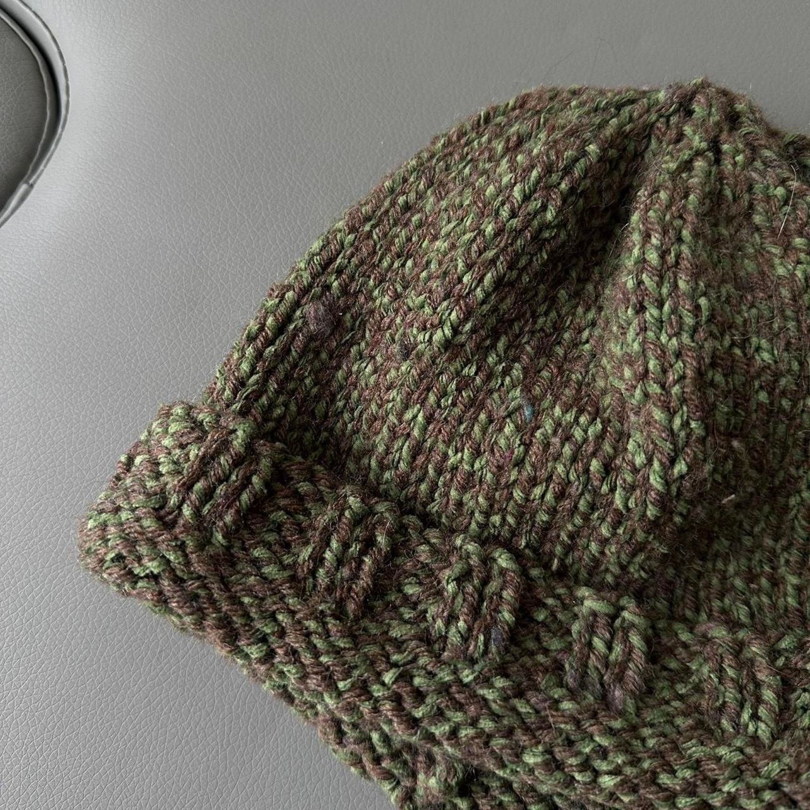 Vintage Vintage Mint Brown Green Crochet Grandma Beanie Hat Cap Size ONE SIZE - 5 Thumbnail