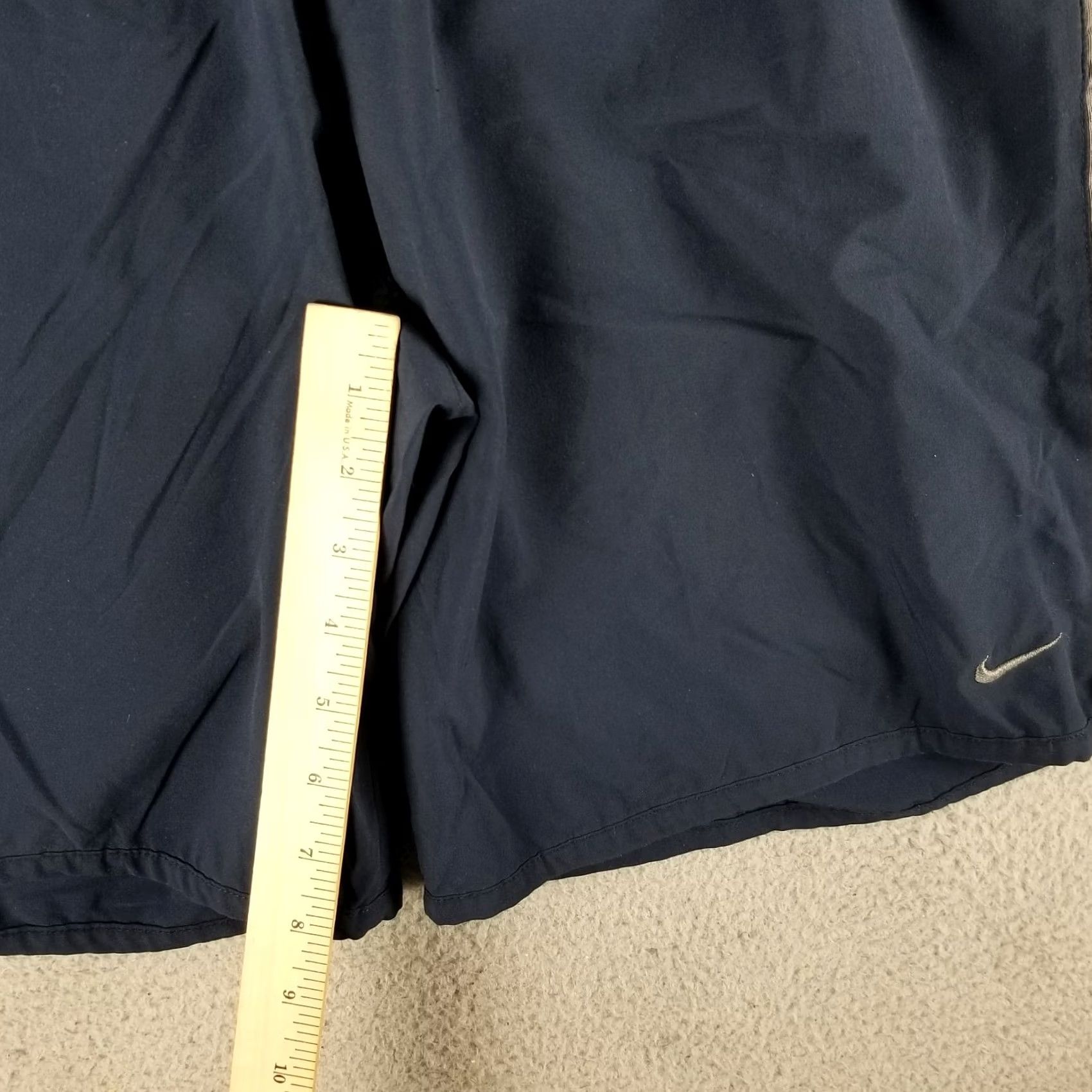 Nike Vintage Nike Swim Shorts Mens M Blue Stripe 90s Style Short Swim Bottom 28-30w Size US 31 - 6 Thumbnail