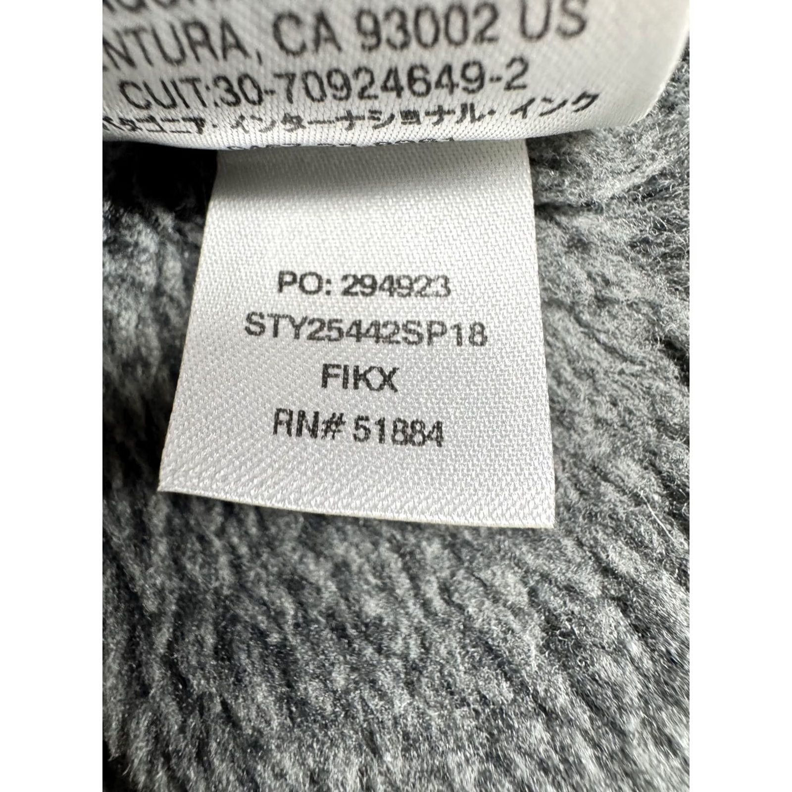 Patagonia Patagonia Women's Gray Polartec Re-Tool Fleece 1/4 Snap Pullover Jacket Size M / US 6-8 / IT 42-44 - 6 Thumbnail