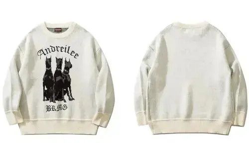 Other Doberman Vintage Sweater Size US L / EU 52-54 / 3 - 3 Thumbnail