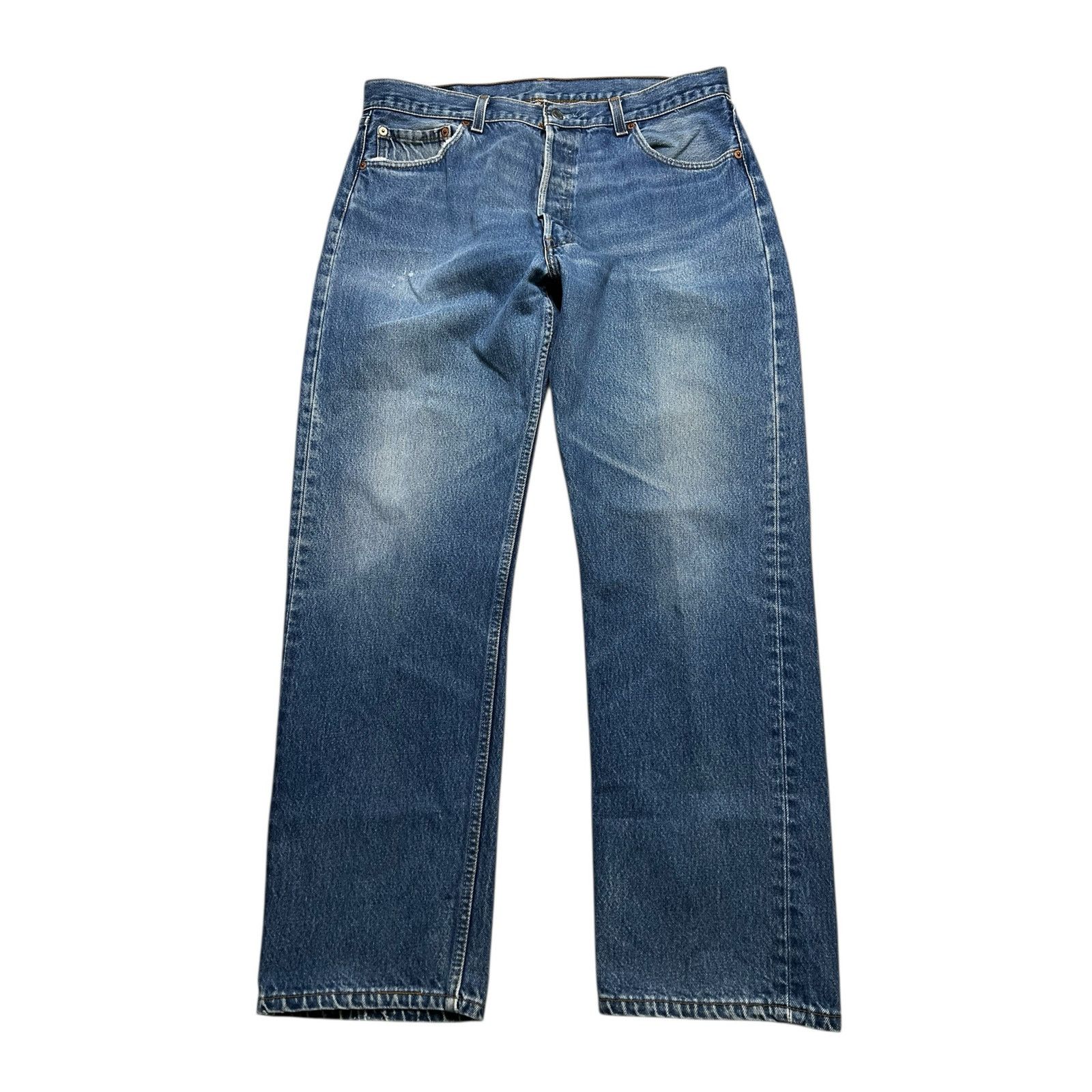 Levi's Vintage 90s Levi's 501xx Jeans USA actually size 34x29.5 Size US 38 / EU 54 - 1 Thumbnail