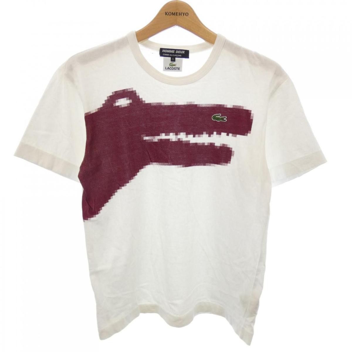 Comme des Garcons Short Sleeve Logo Front Crew Neck Cotton White Size US S / EU 44-46 / 1 - 1 Thumbnail