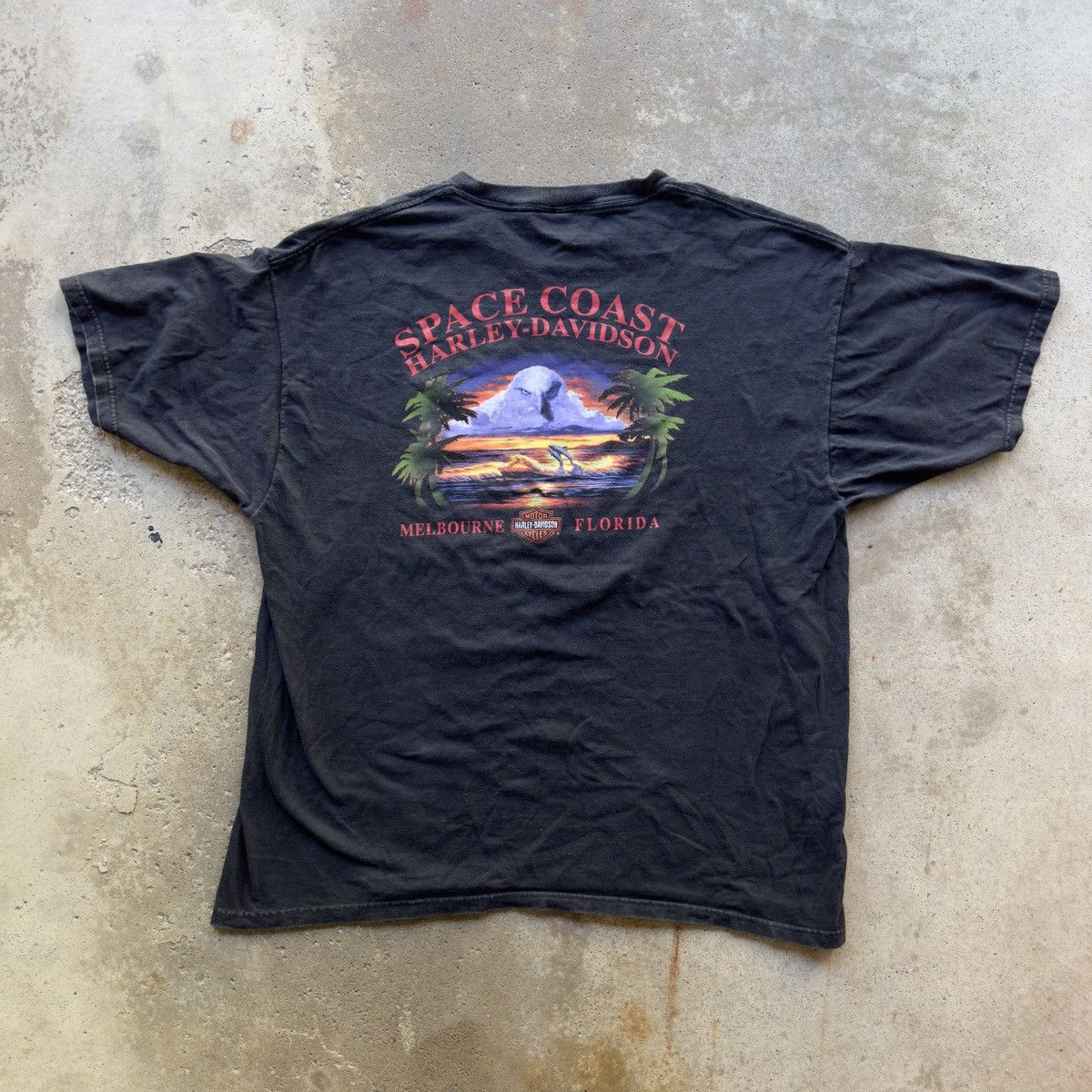 Harley Davidson Vintage Harley Davidson Chrome Logo Tee Size US XXL / EU 58 / 5 - 9 Thumbnail
