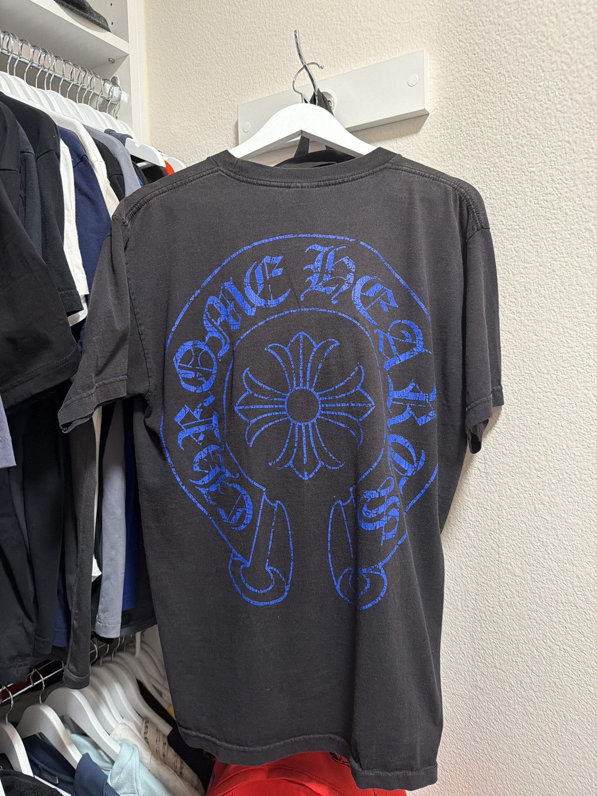 Chrome Hearts chrome hearts vintage blue horseshoe tee Size US L / EU 52-54 / 3 - 1 Thumbnail