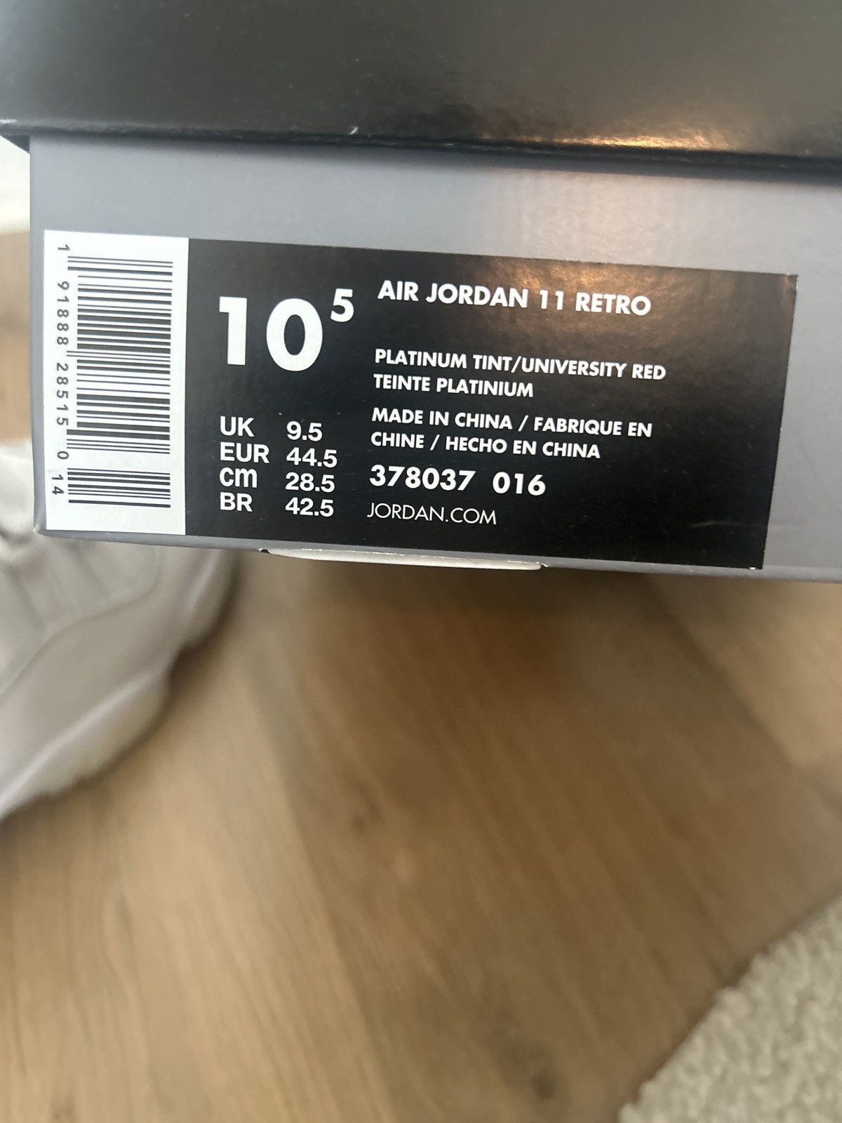 Jordan Brand Jordan 11 Platinum Tint Size US 10.5 / EU 43-44 - 4 Thumbnail