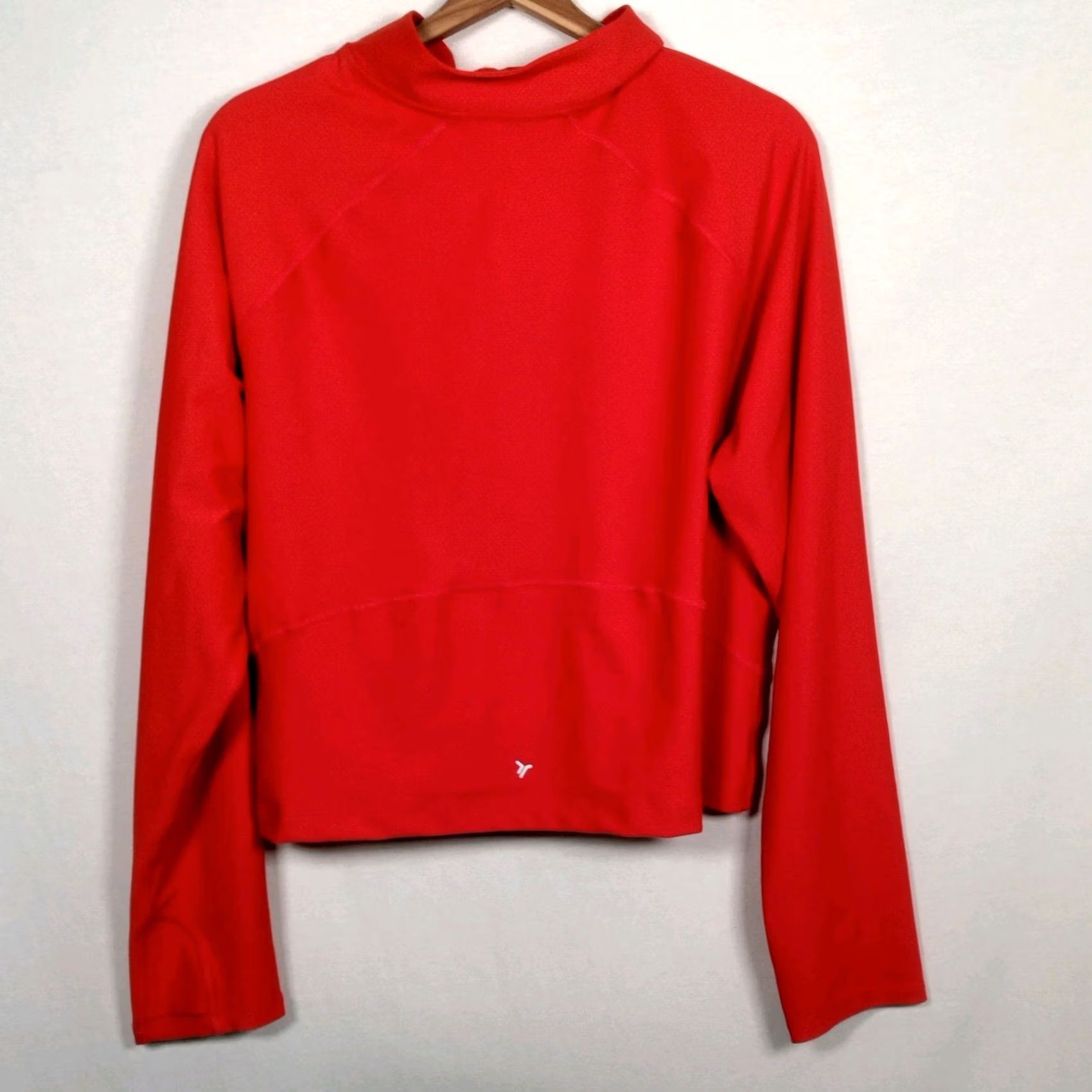 Old Navy Old Navy Active Powersoft Go Dry Shirt XXL Pullover 1/4 Zip Orange Women Long Sleeve Mock Neck Stretch Size XXL / US 16-18 / IT 52-54 - 2 Thumbnail
