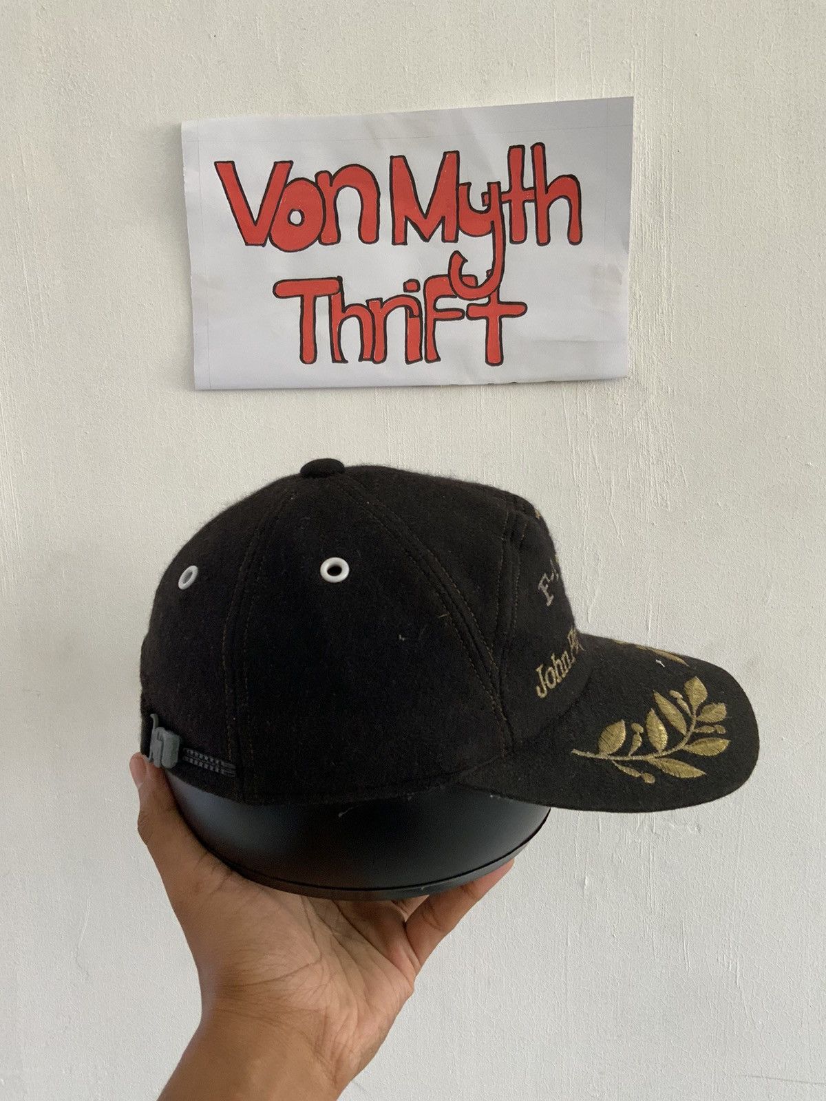 Vintage Vintage John Player Team Lotus JSP F1 Team Wool Hat Size ONE SIZE - 4 Thumbnail
