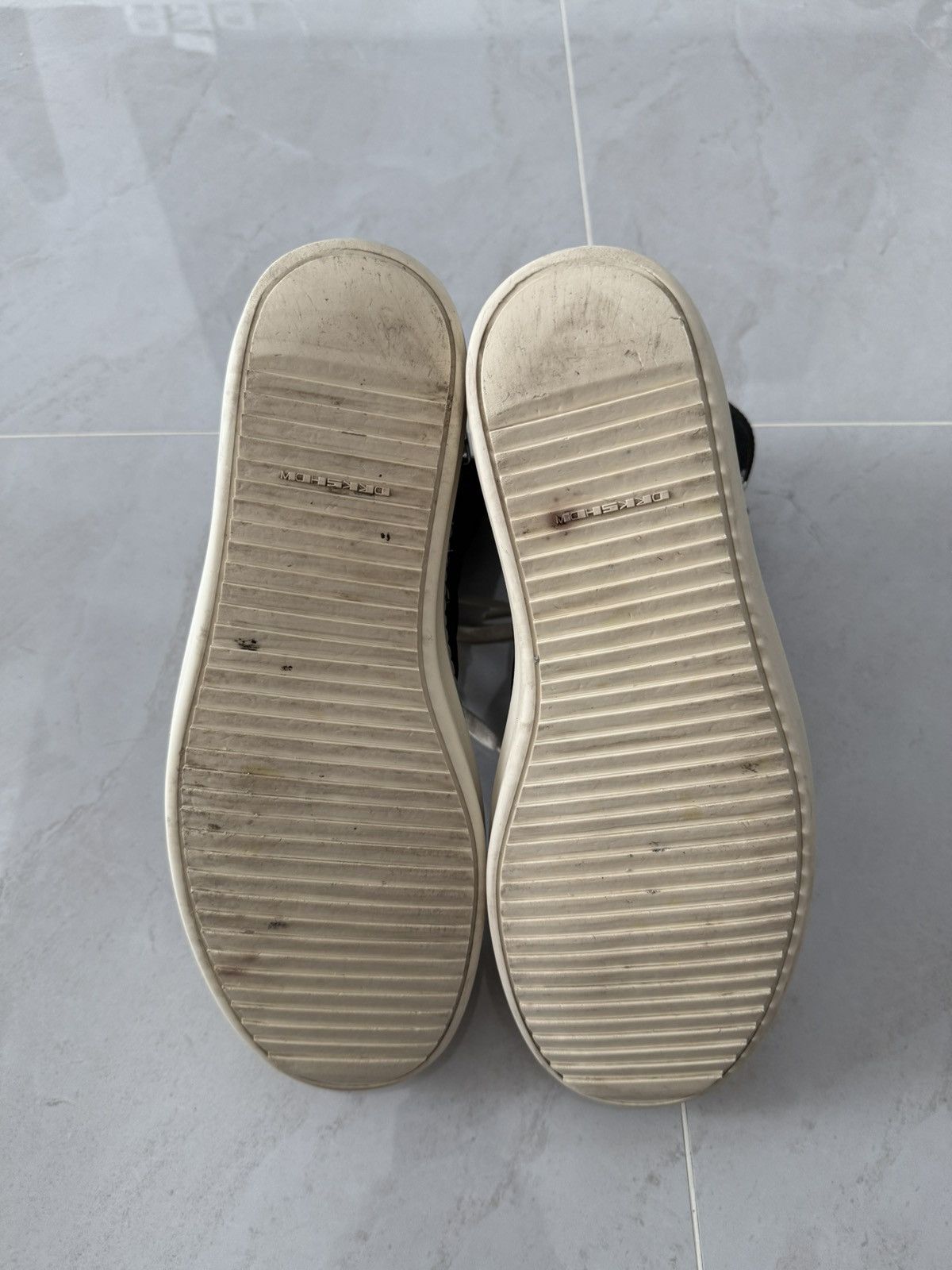 Rick Owens Drkshdw Rick Owens Drkshdw „So Cunt“ Hightop Ramones Sz.44 Size US 11 / EU 44 - 8 Thumbnail