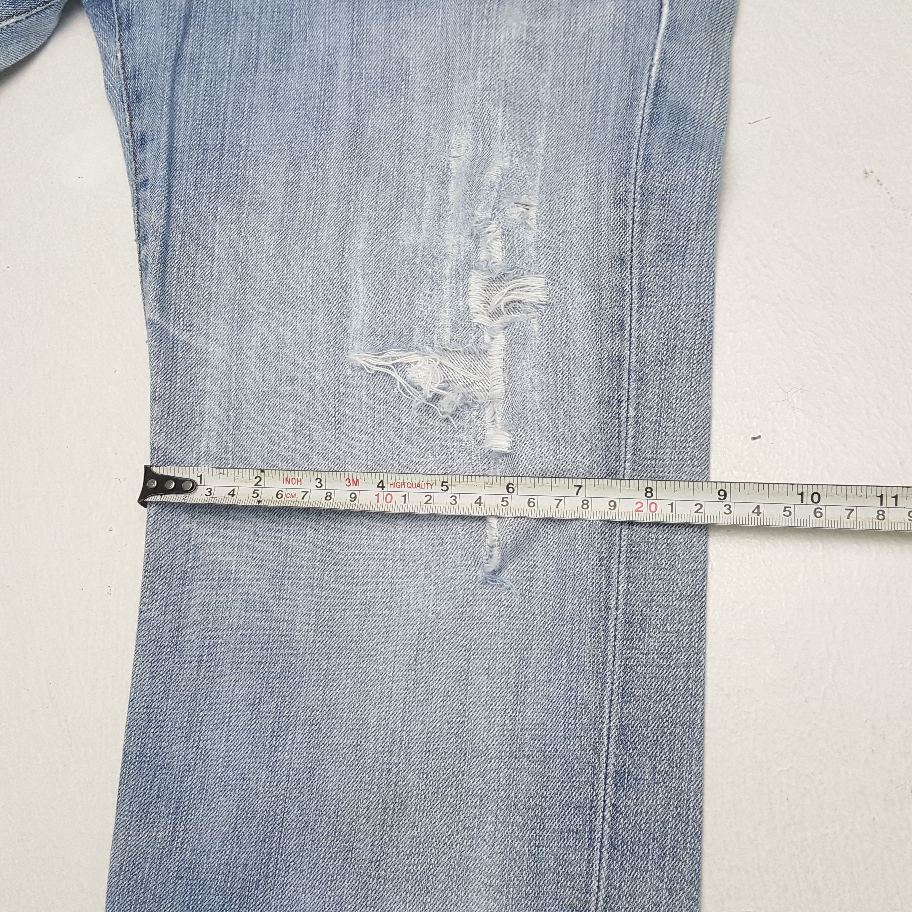 Edwin × Vintage Vintage EDWIN American Punk Style Distressed Denim Jean Size US 28 / EU 44 - 10 Thumbnail