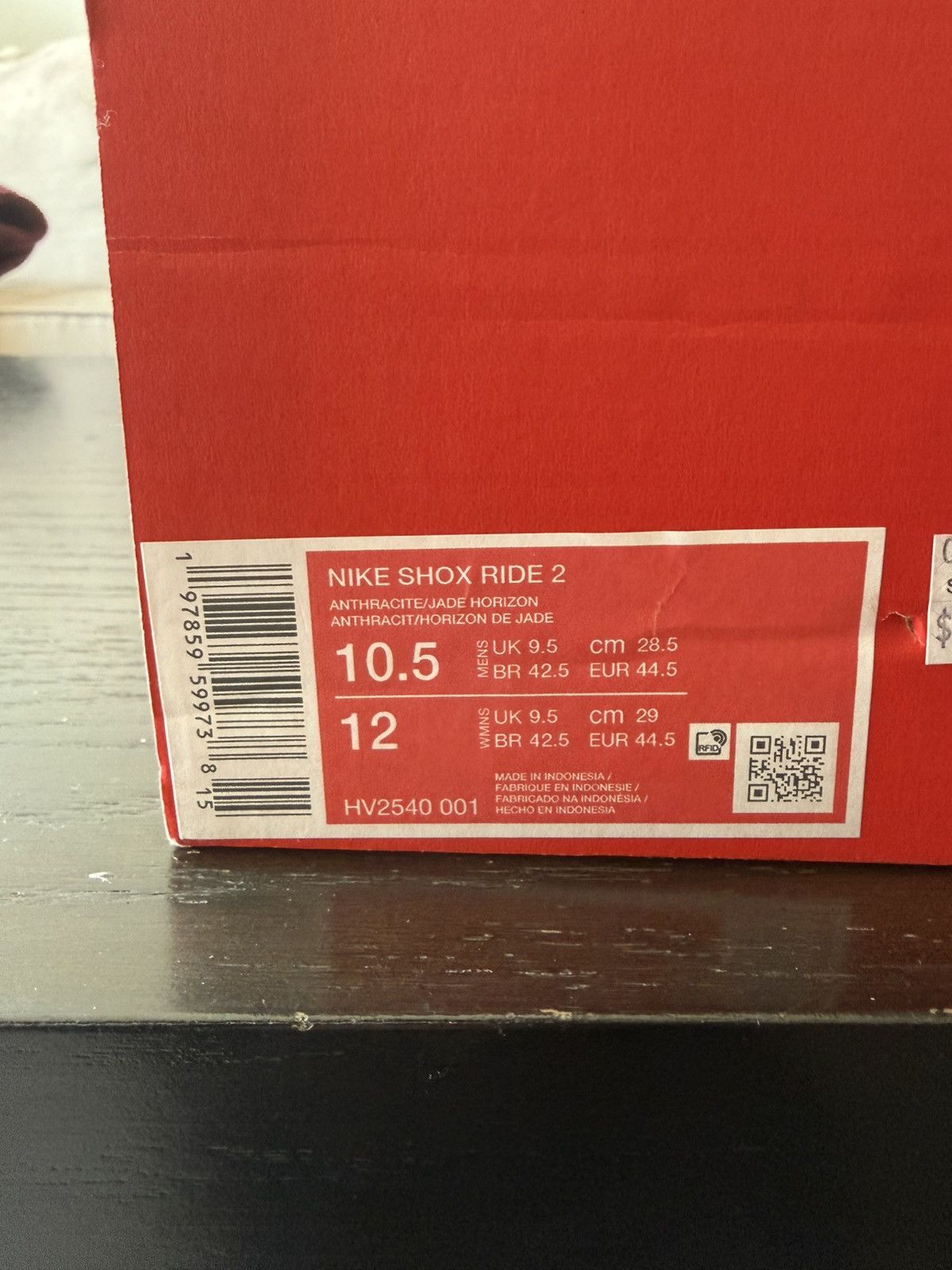 Nike Nike Shox Ride 2 Anthracite Jade Size US 10.5 / EU 43-44 - 7 Thumbnail