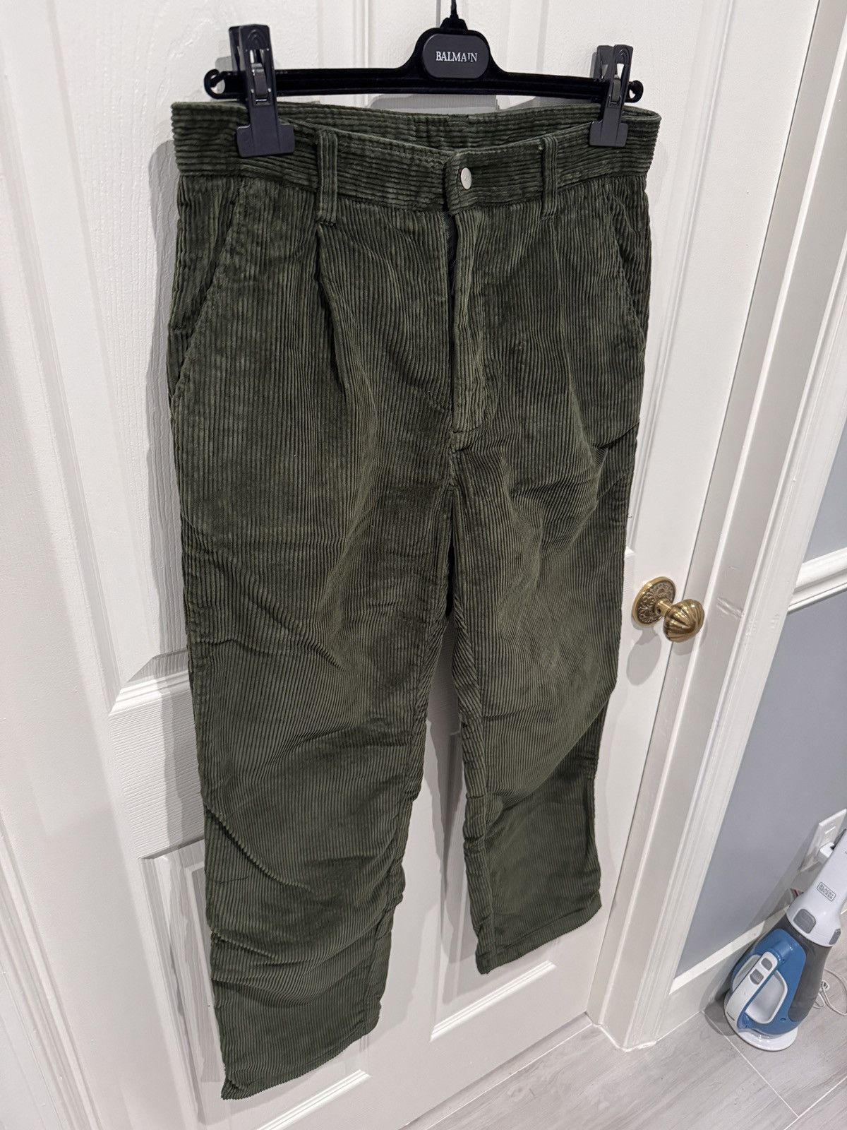 Kith Kith Mens Dark Green Corduroy Pants Size S (fits 30-31) Size US 30 / EU 46 - 2 Thumbnail