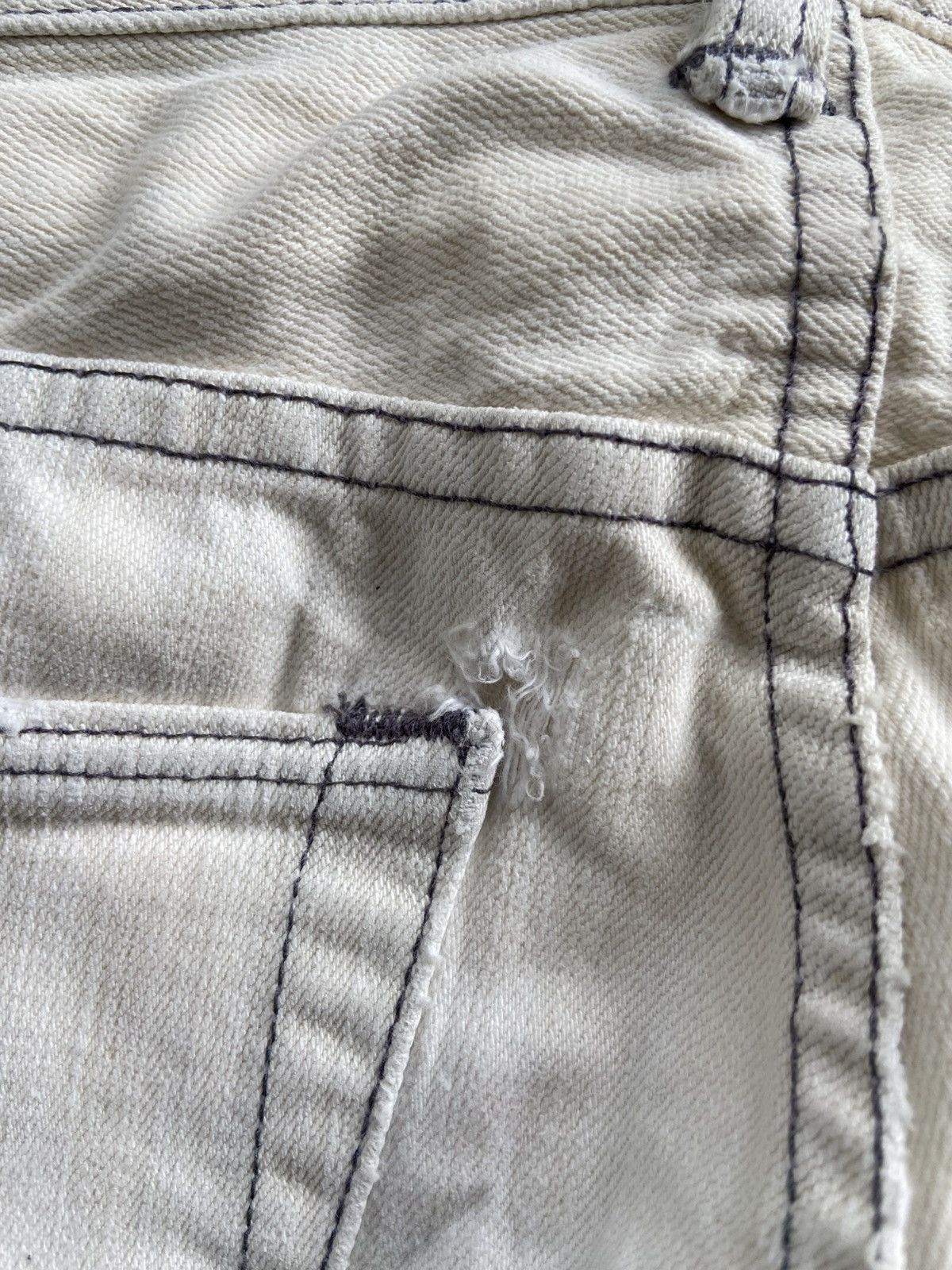 RRL Ralph Lauren 1990s RRL Ralph Lauren - Destressed Jeans Pants Size US 27 - 15 Thumbnail