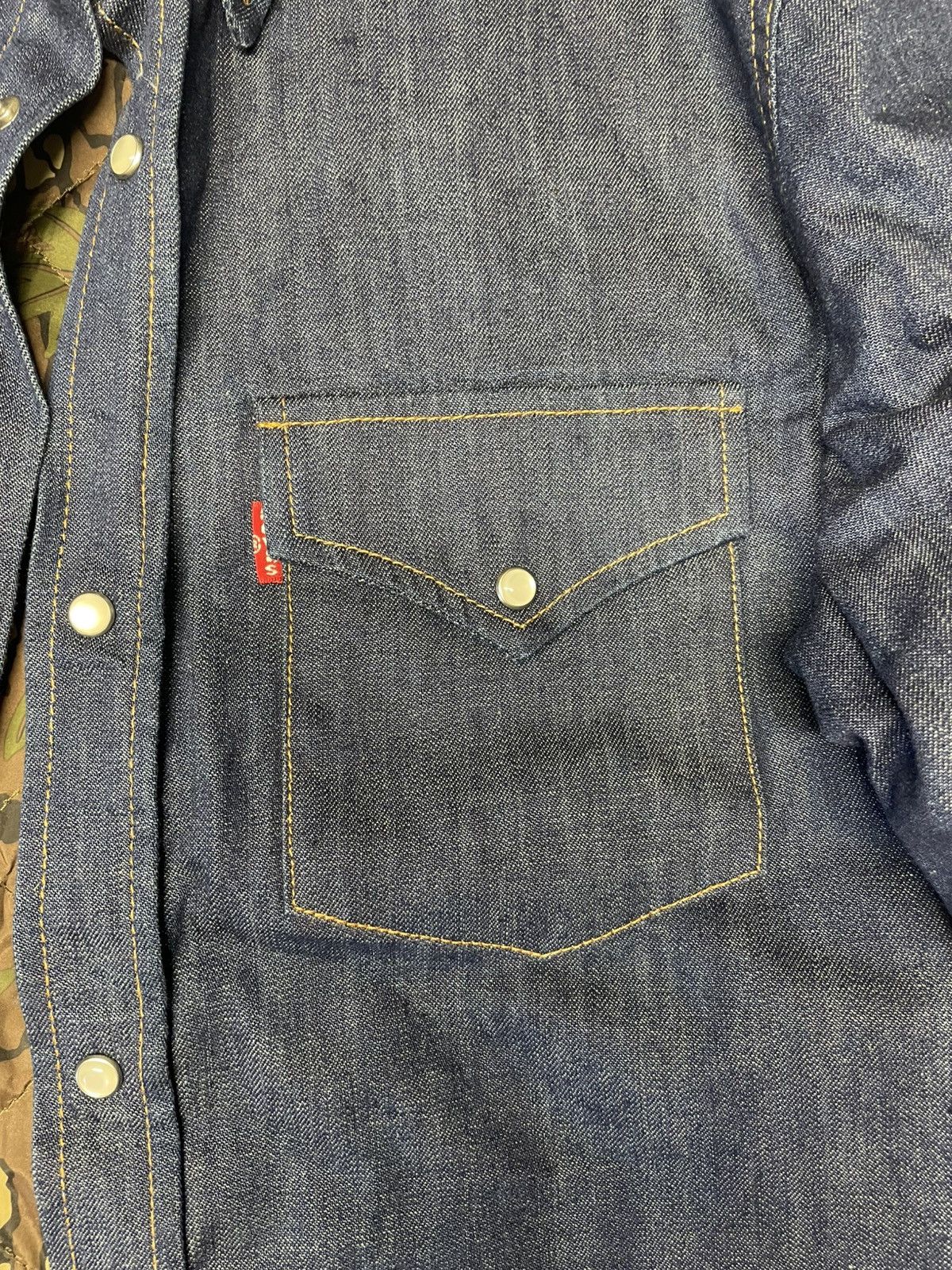 Levi's × Supreme Supreme FW13 western denim button up quilted Size US M / EU 48-50 / 2 - 4 Thumbnail