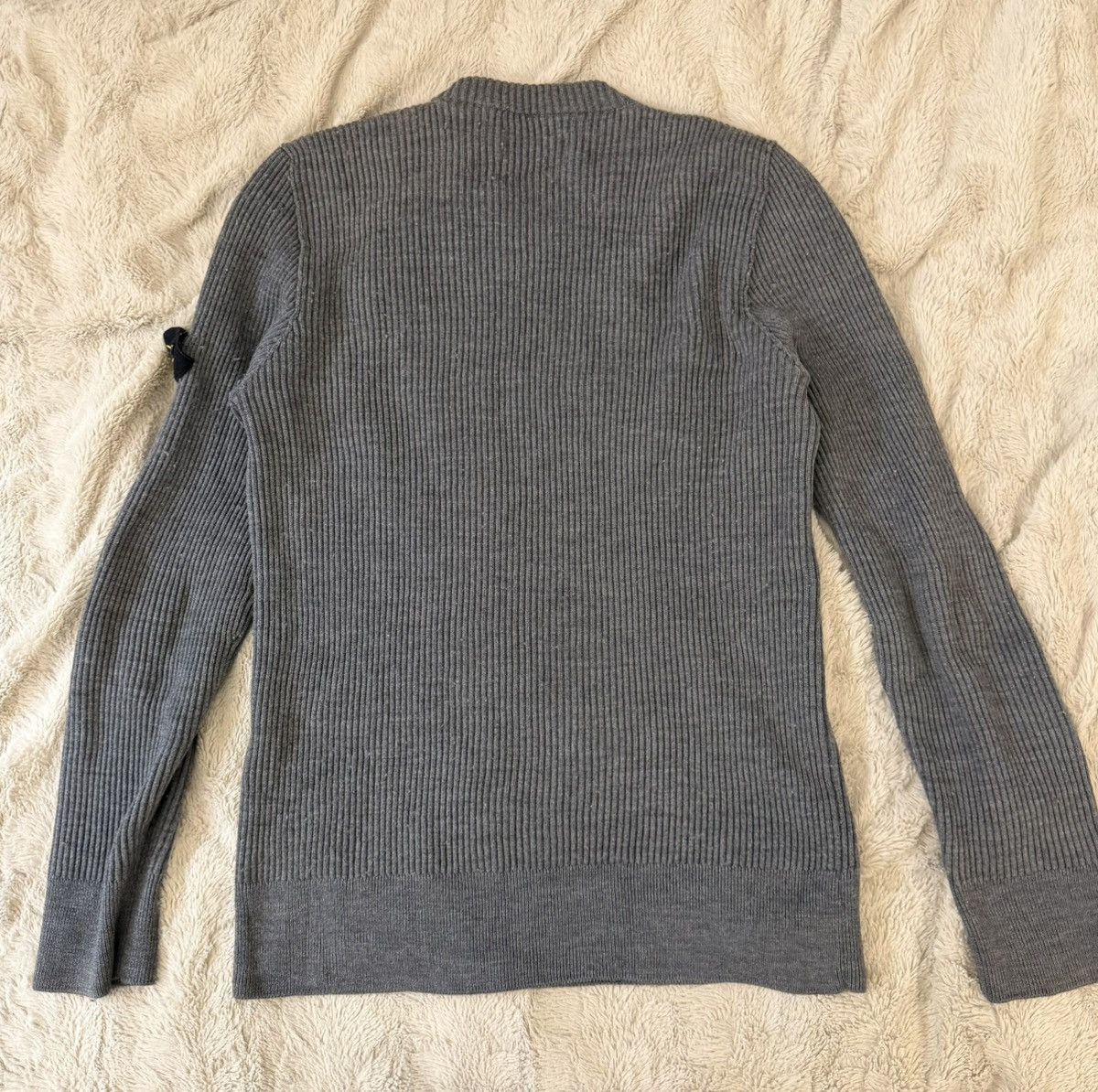 Stone Island Stone Island Wool Grey Crewneck Size US M / EU 48-50 / 2 - 2 Thumbnail